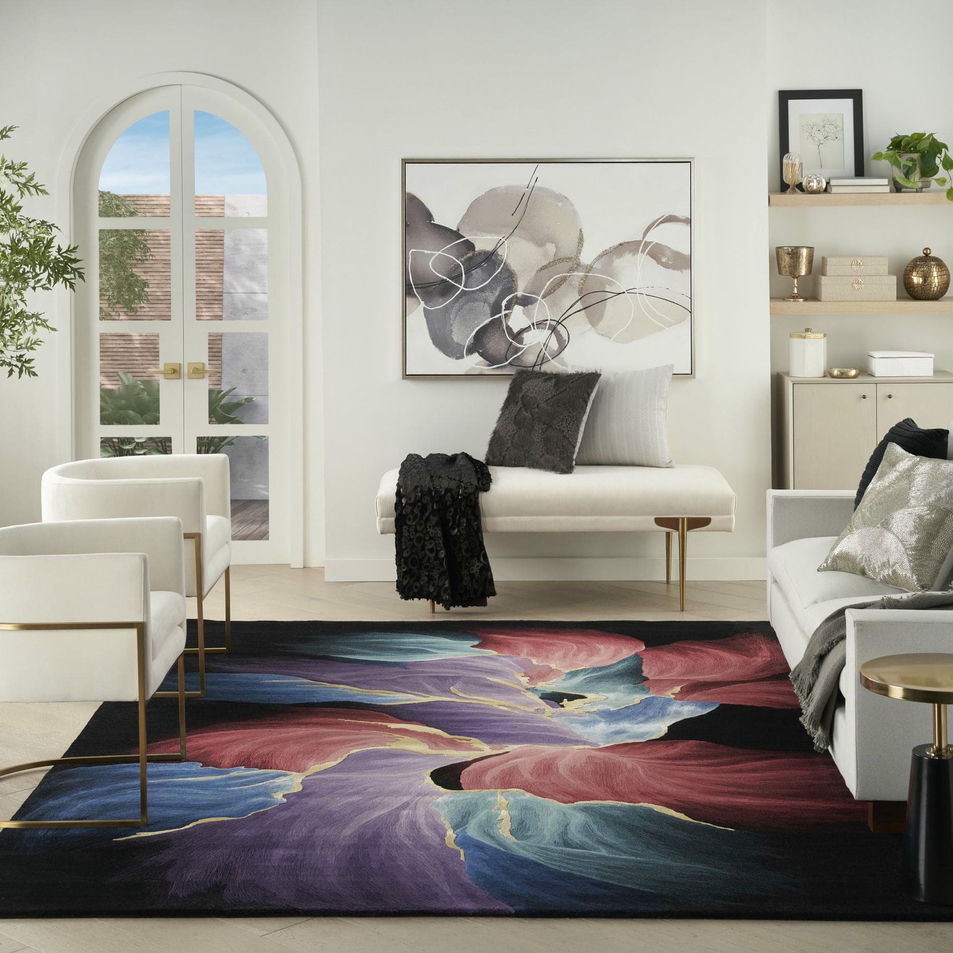 PRISMATIC - PRS34 - Black rug, photo 8