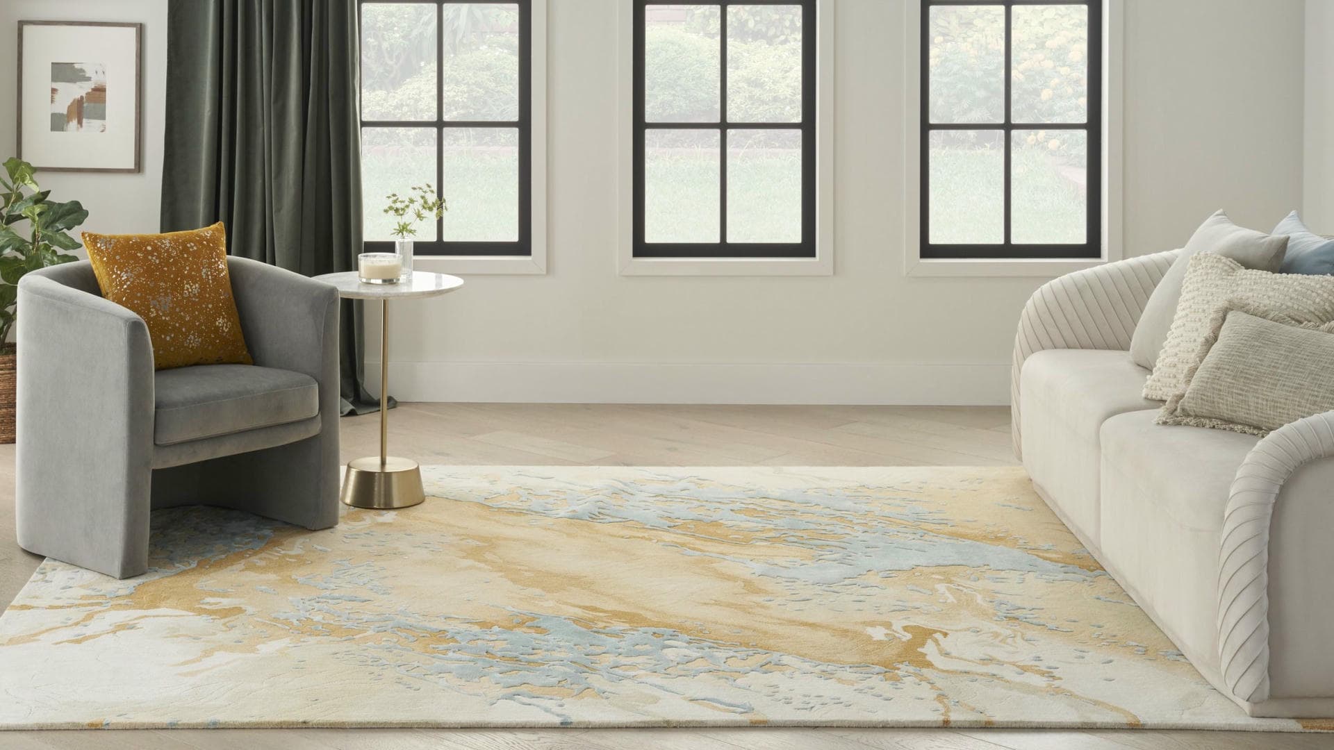 PRISMATIC - PRS36 - Sand Blue rug, photo 7