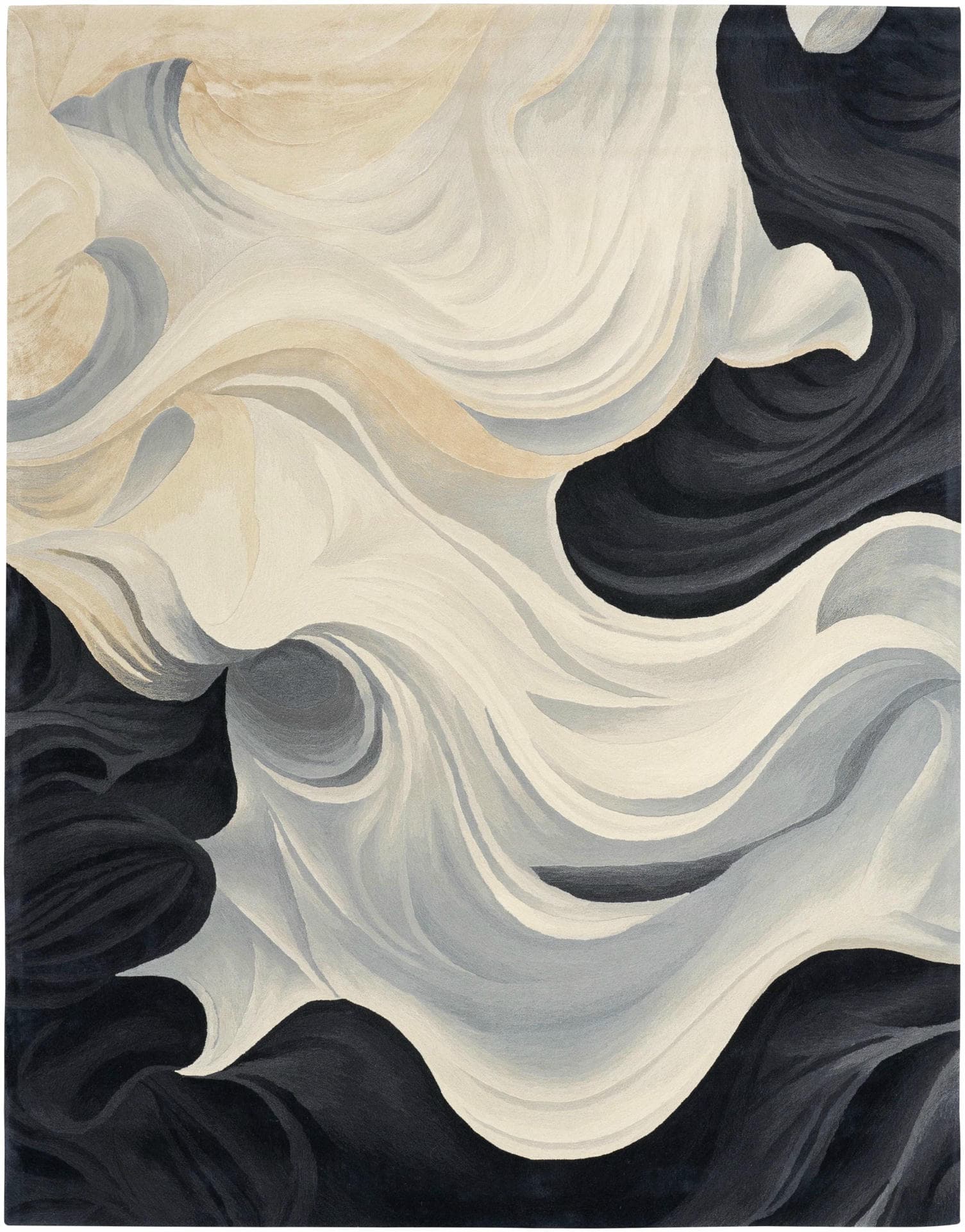 PRISMATIC - PRS41 - Ivory Black rug, photo 1