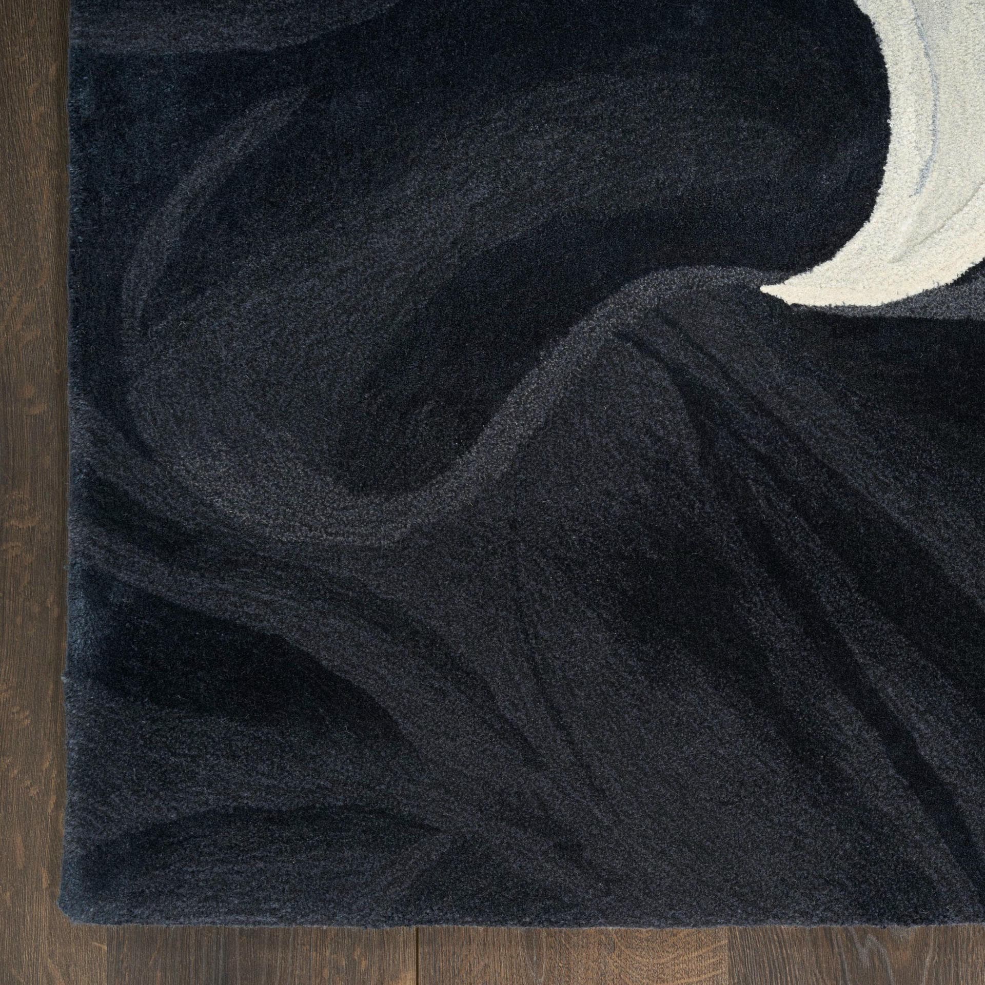 PRISMATIC - PRS41 - Ivory Black rug, photo 2