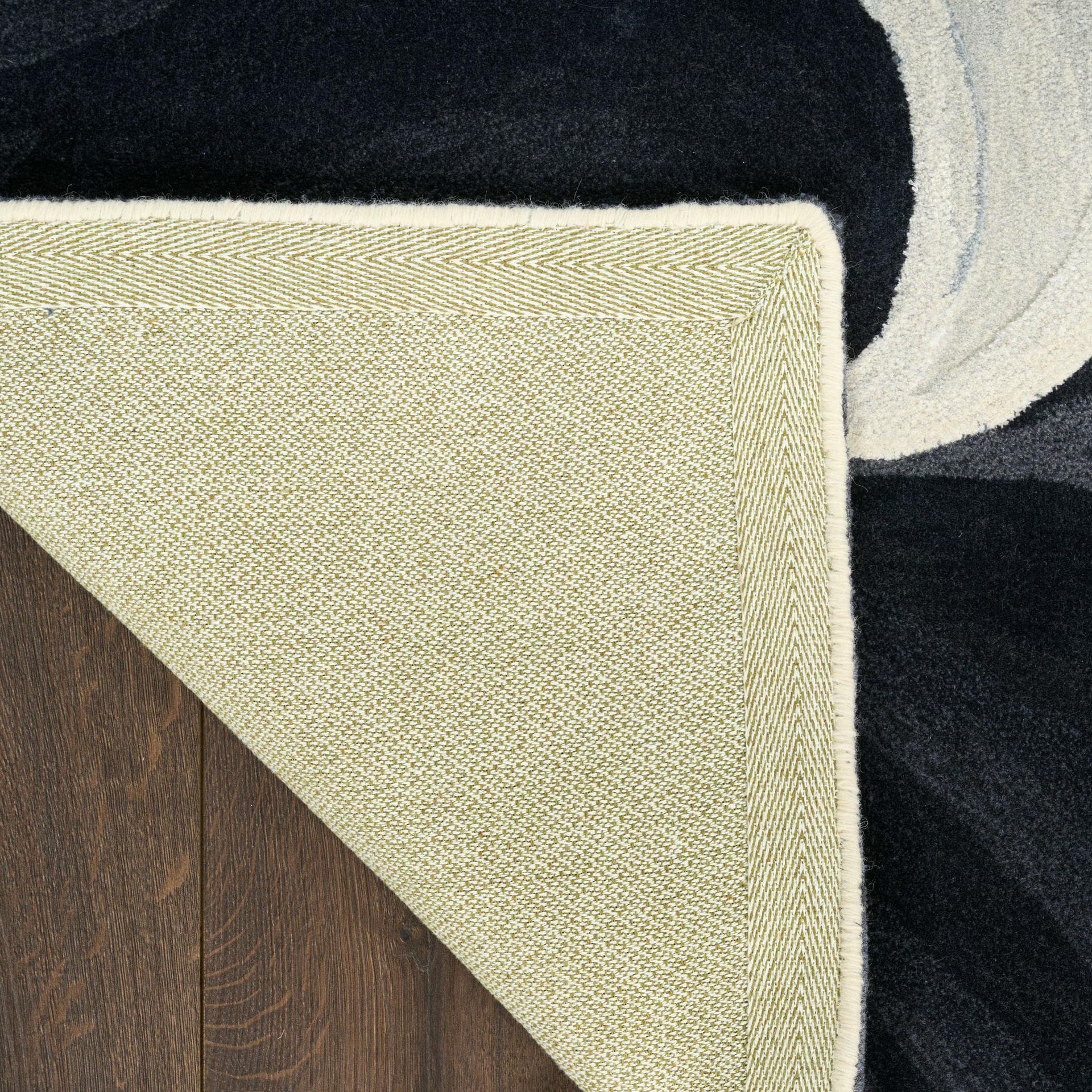 PRISMATIC - PRS41 - Ivory Black rug, photo 3