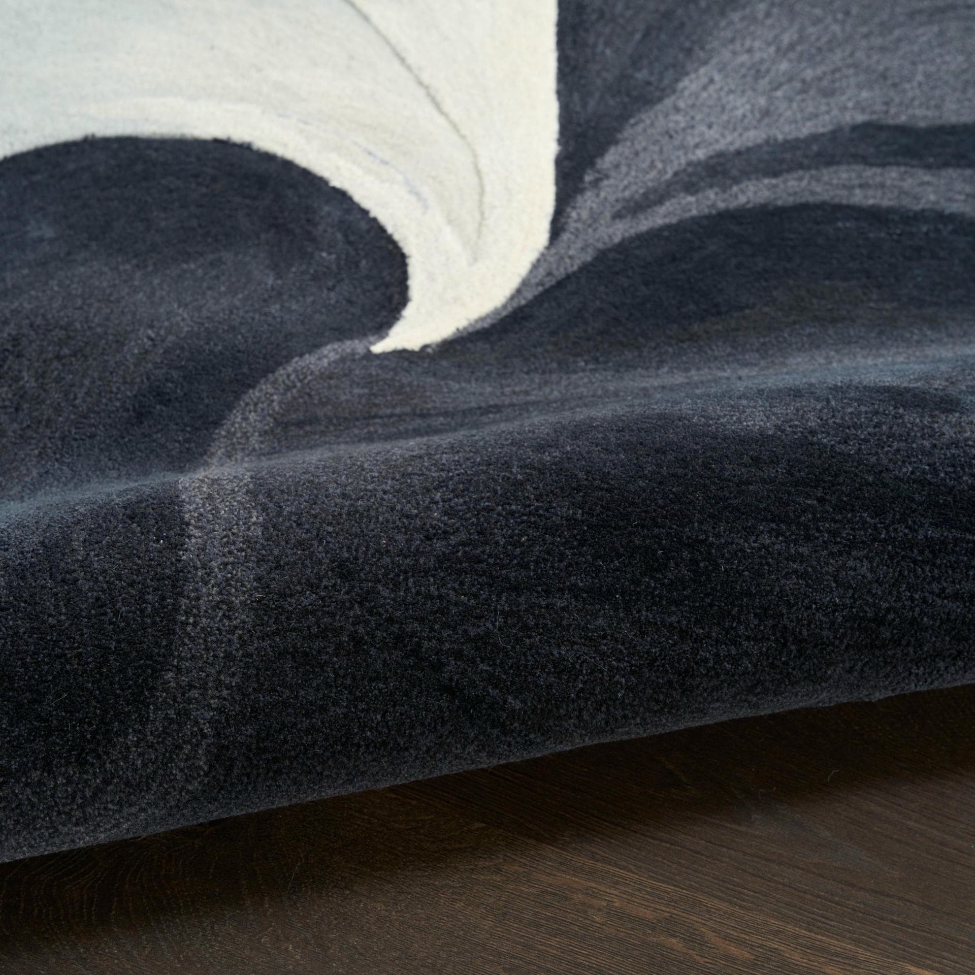 PRISMATIC - PRS41 - Ivory Black rug, photo 5