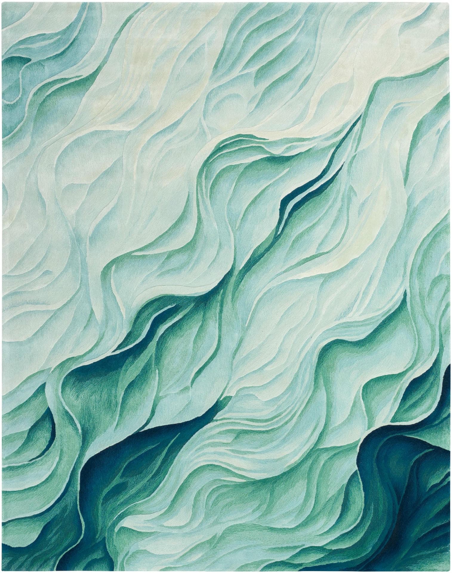 PRISMATIC - PRS42 - Silver Green rug