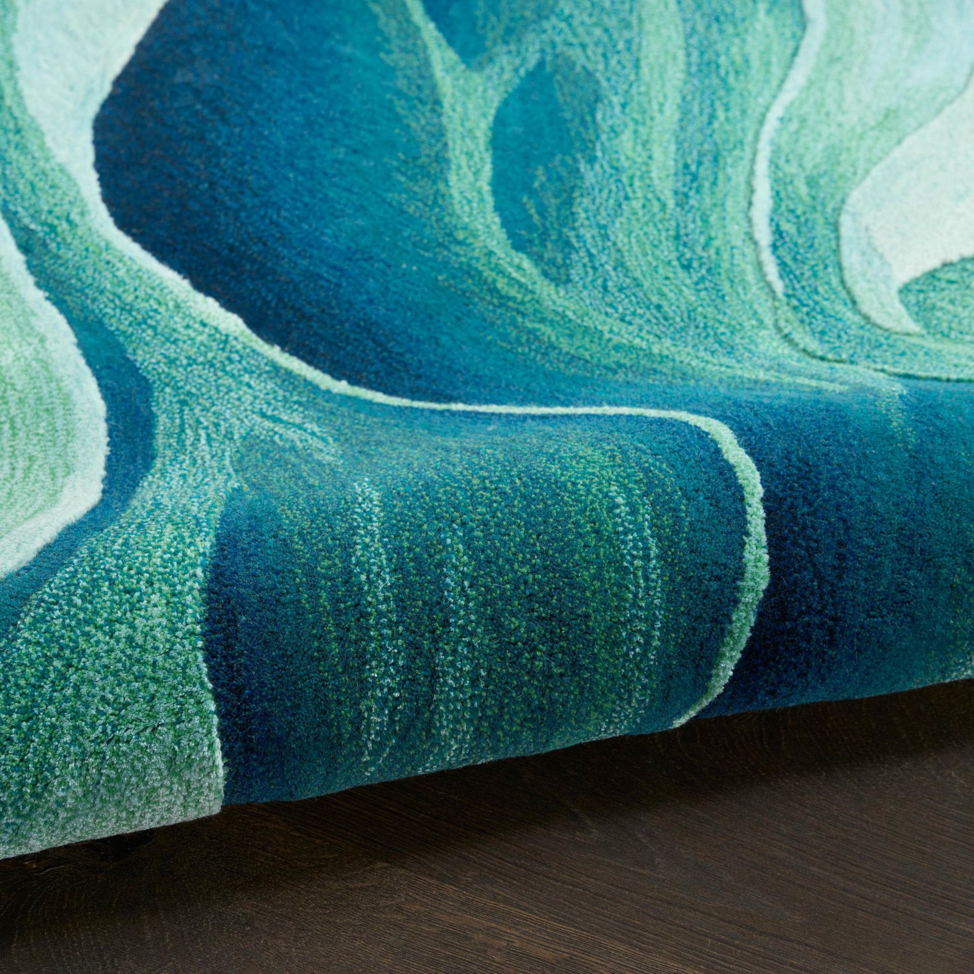 PRISMATIC - PRS42 - Silver Green rug, photo 5