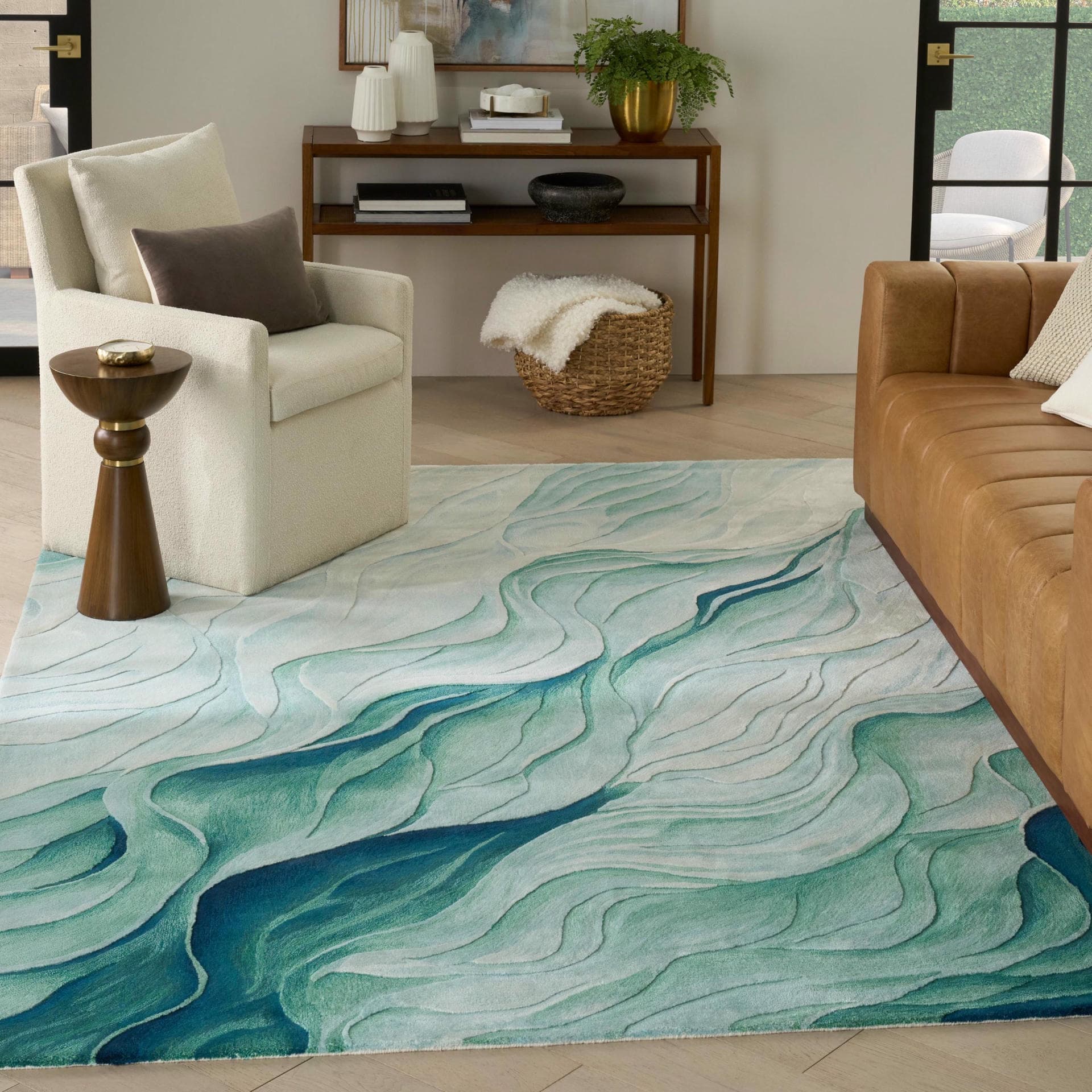 PRISMATIC - PRS42 - Silver Green rug, photo 7