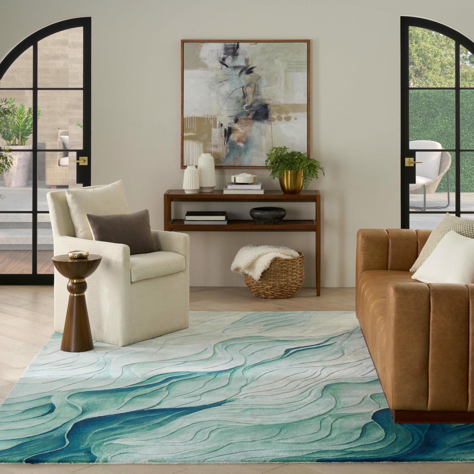 PRISMATIC - PRS42 - Silver Green rug, photo 9