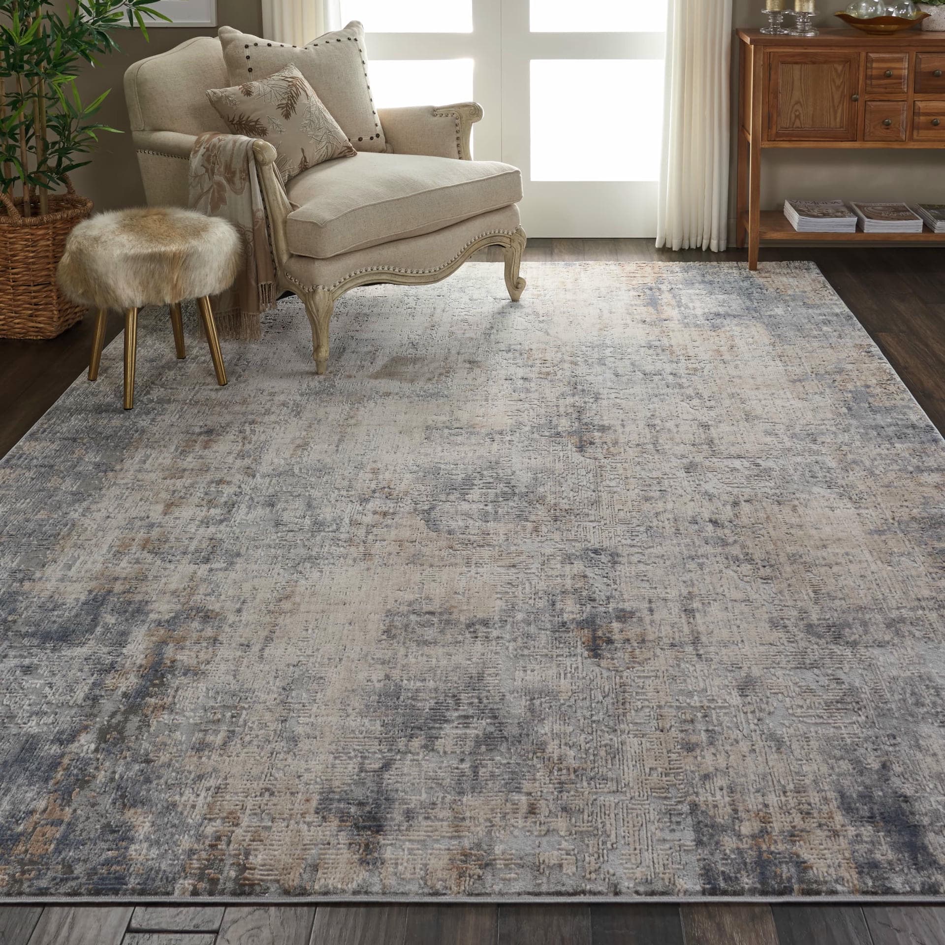 RUSTIC TEXTURES - RUS01 - GRYBG rug, photo 5