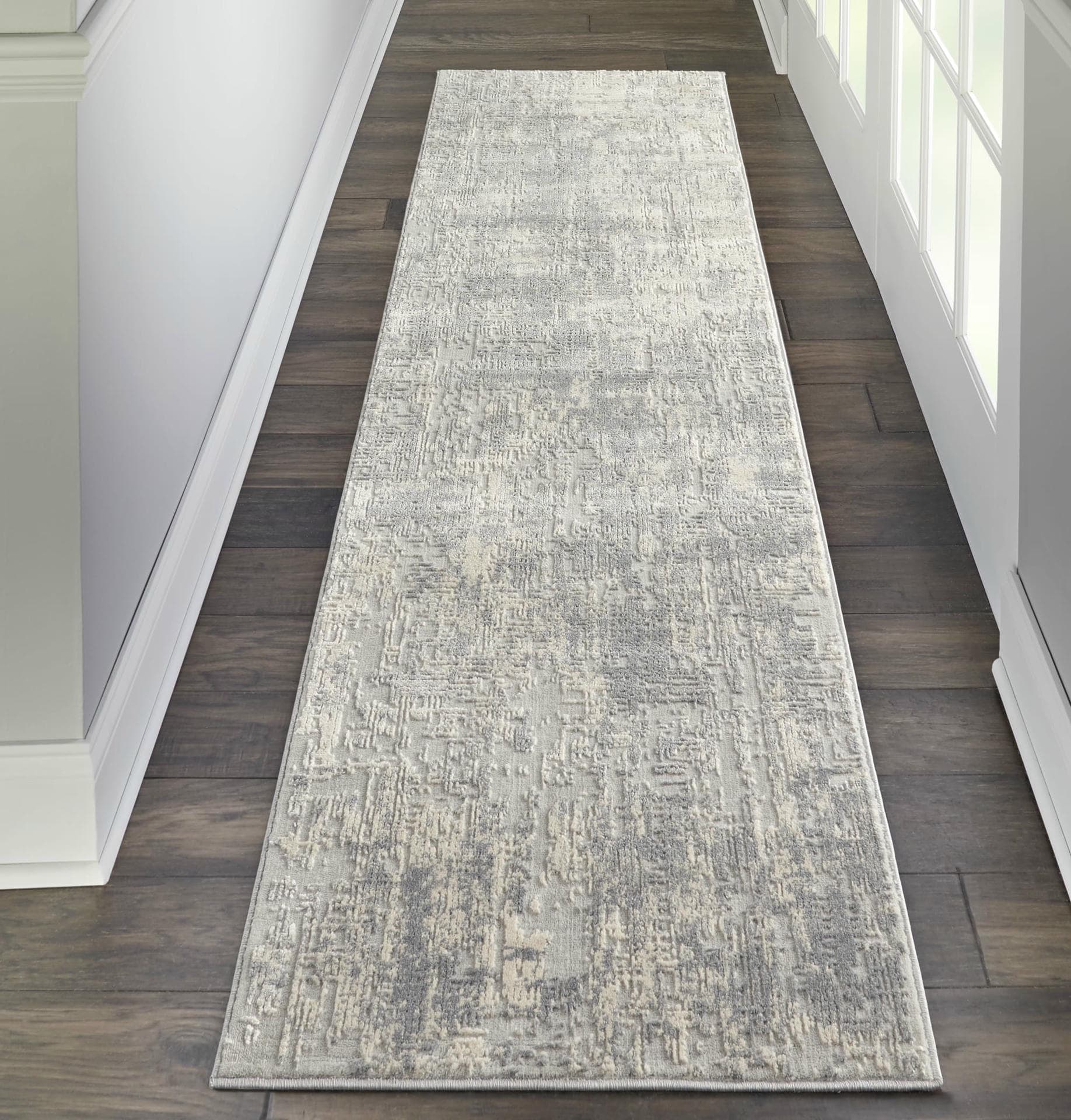 RUSTIC TEXTURES - RUS01 - IVORY/SILVER rug, photo 10