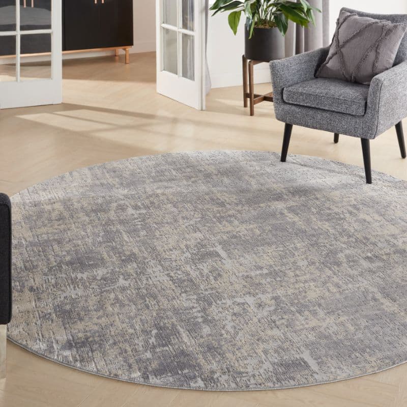 RUSTIC TEXTURES - RUS01 - IVORY/SILVER rug, photo 13