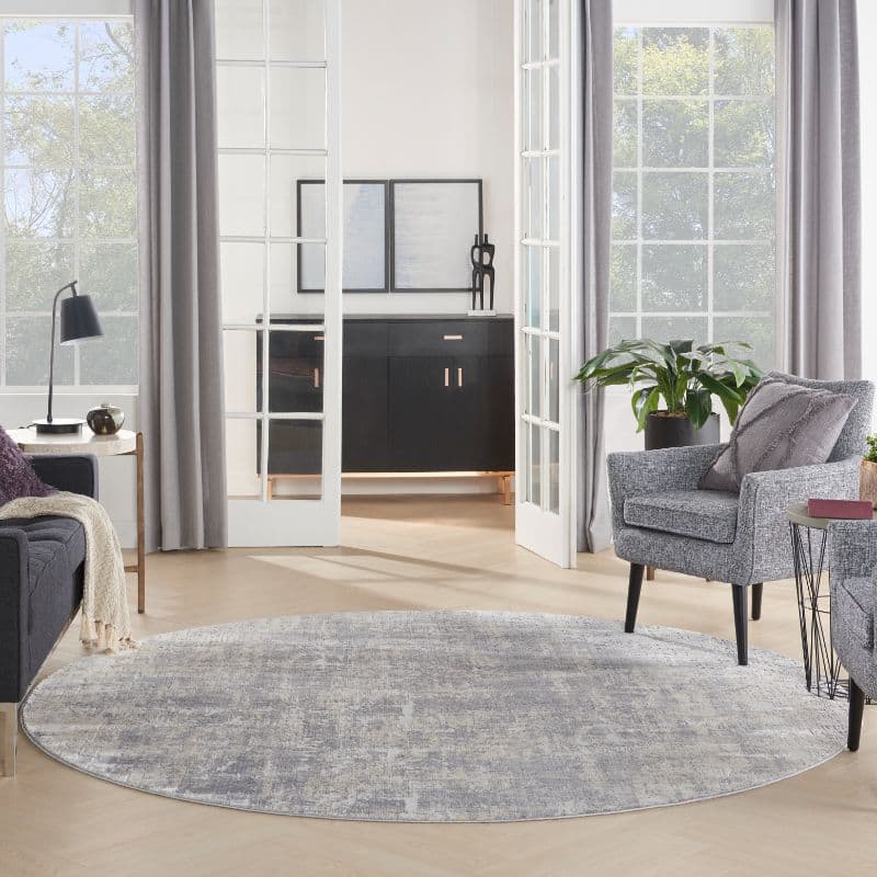 RUSTIC TEXTURES - RUS01 - IVORY/SILVER rug, photo 15