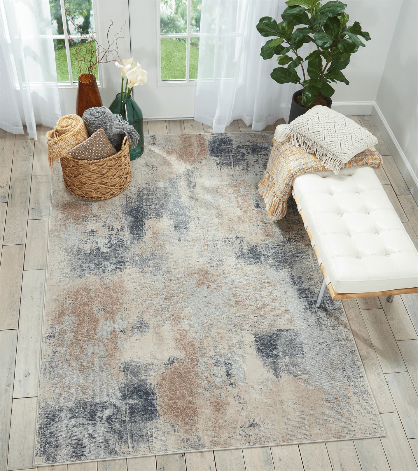 RUSTIC TEXTURES - RUS02 - BGEGY rug, photo 6