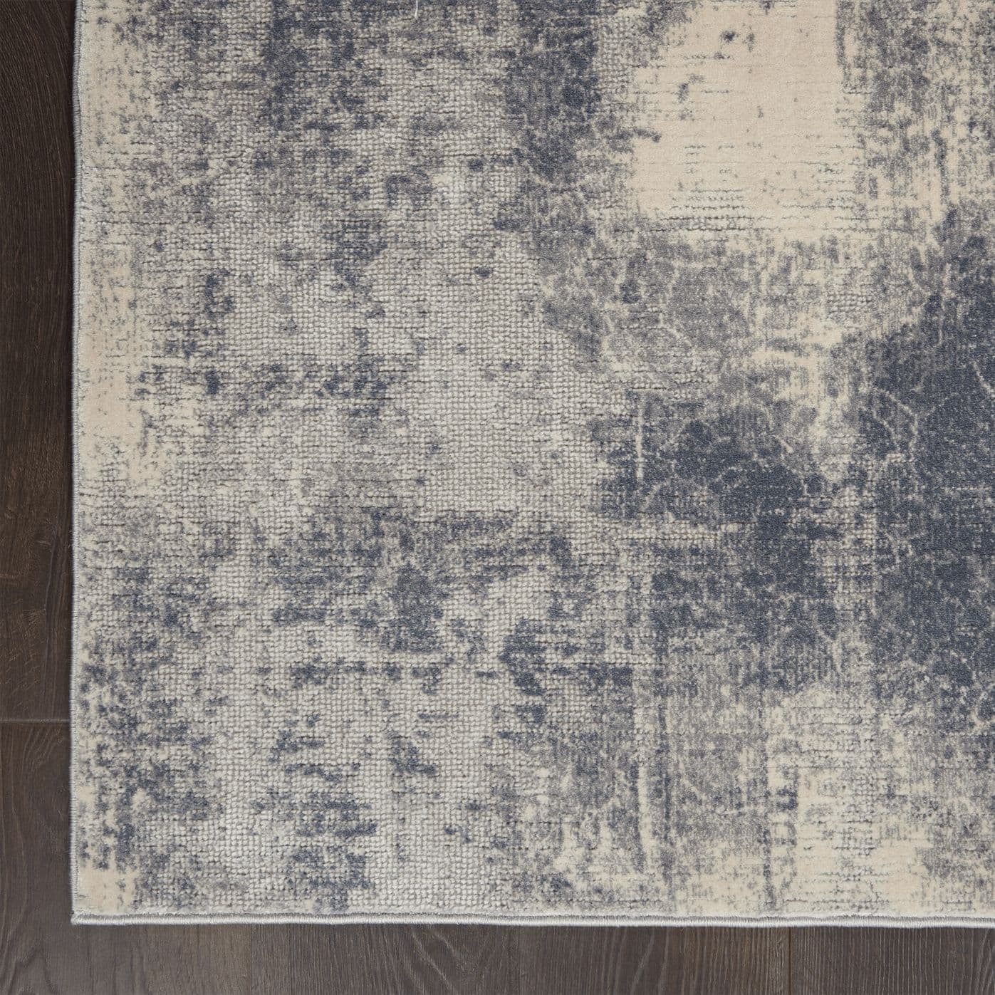 RUSTIC TEXTURES - RUS02 - BLUE/IVORY rug, photo 2