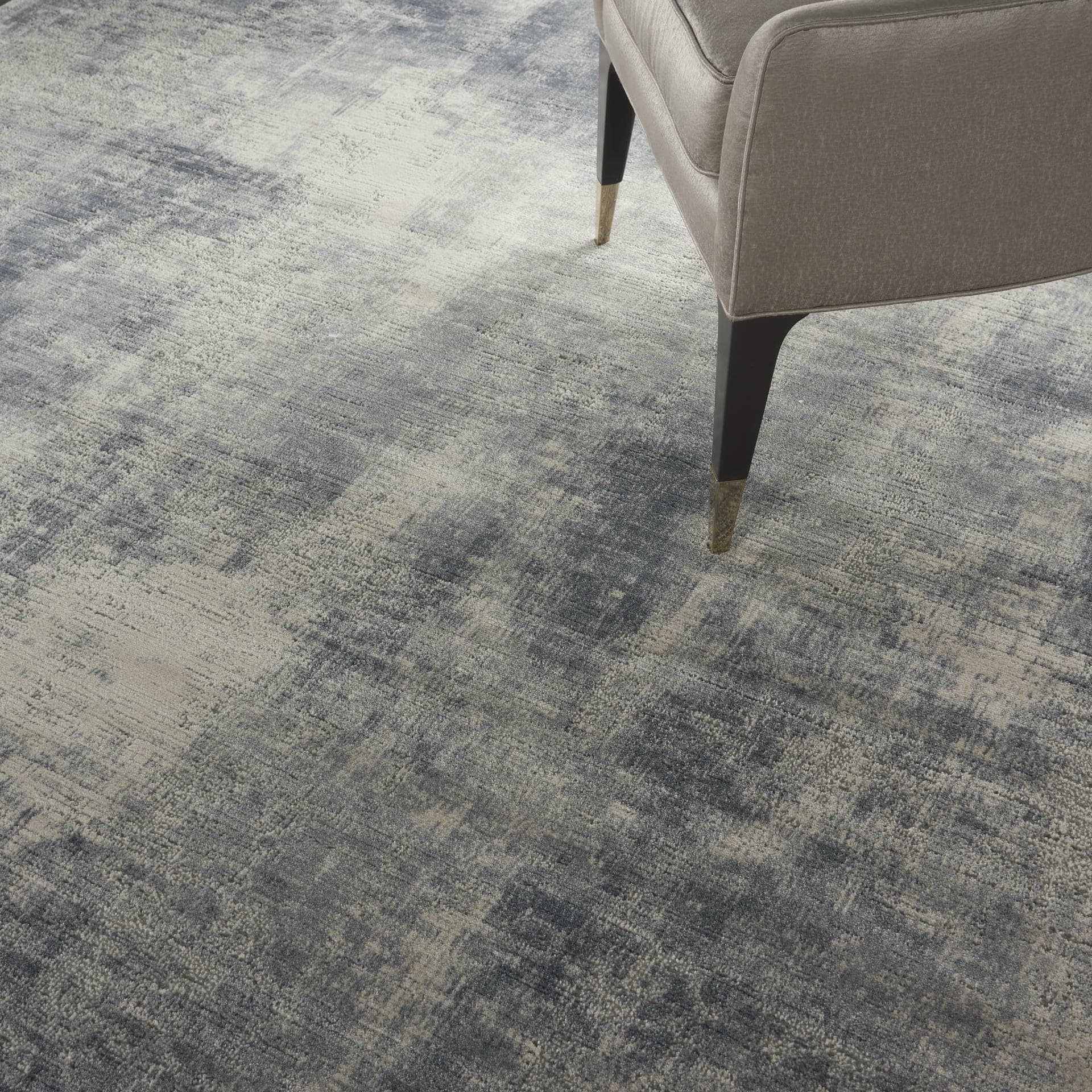 RUSTIC TEXTURES - RUS02 - BLUE/IVORY rug, photo 7