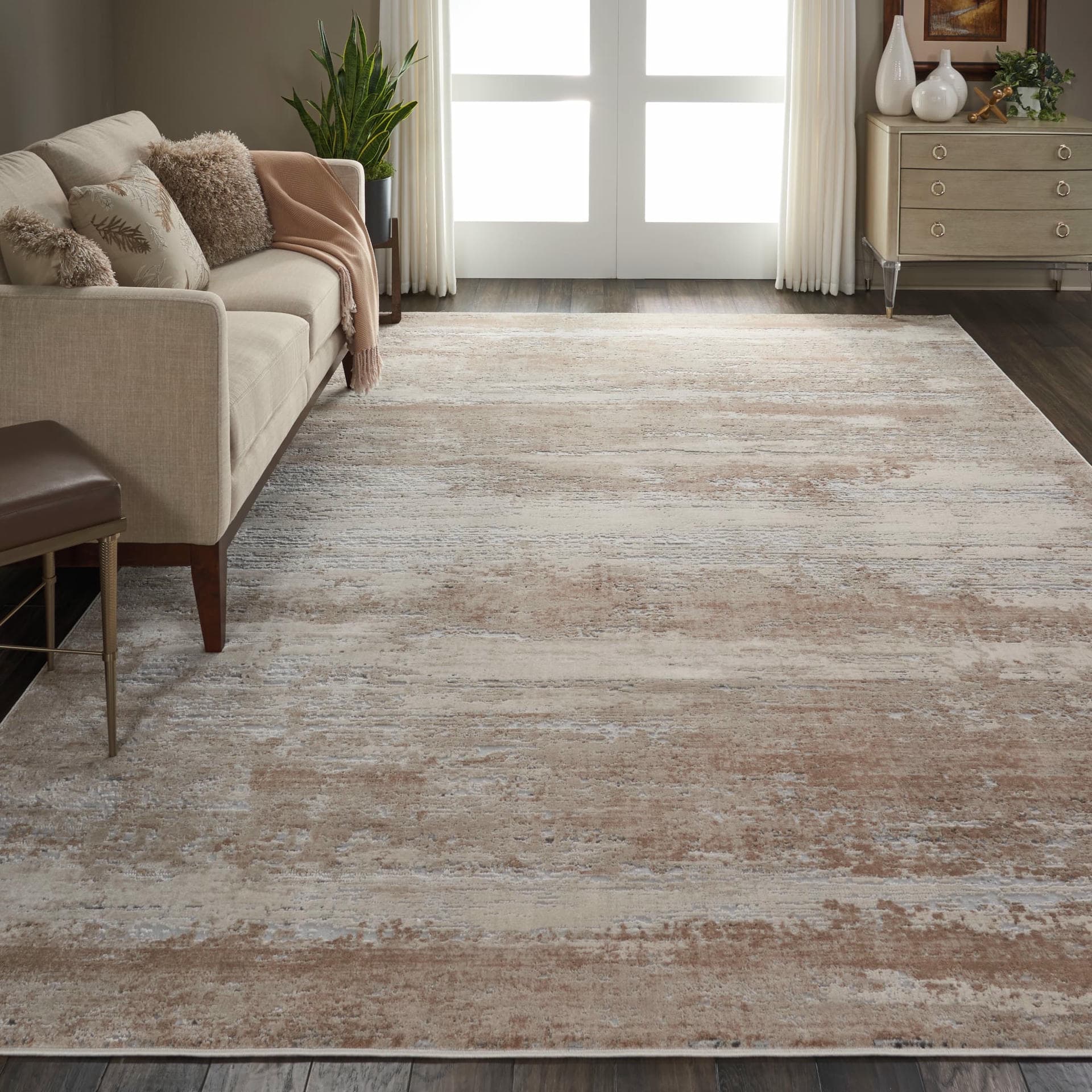 RUSTIC TEXTURES - RUS03 - BEIGE rug, photo 5