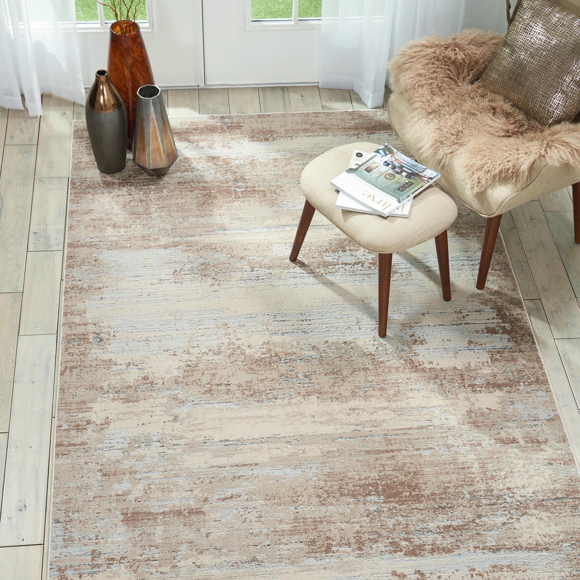 RUSTIC TEXTURES - RUS03 - BEIGE rug, photo 6