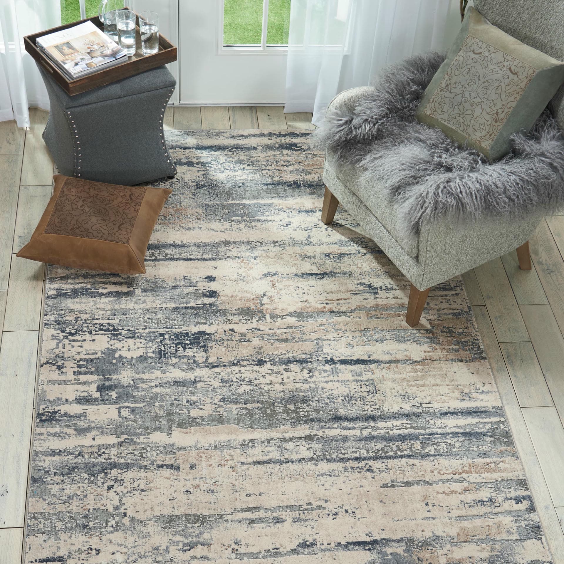 RUSTIC TEXTURES - RUS04 - BGEGY rug, photo 6
