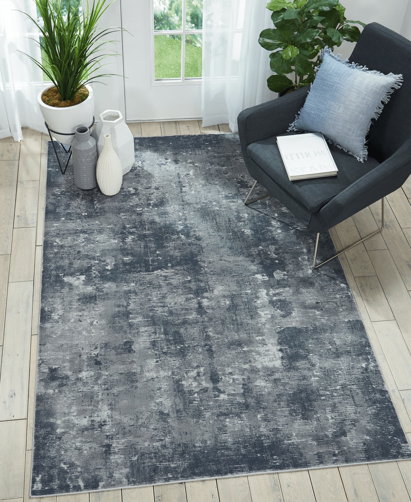 RUSTIC TEXTURES - RUS05 - GREY rug, photo 6