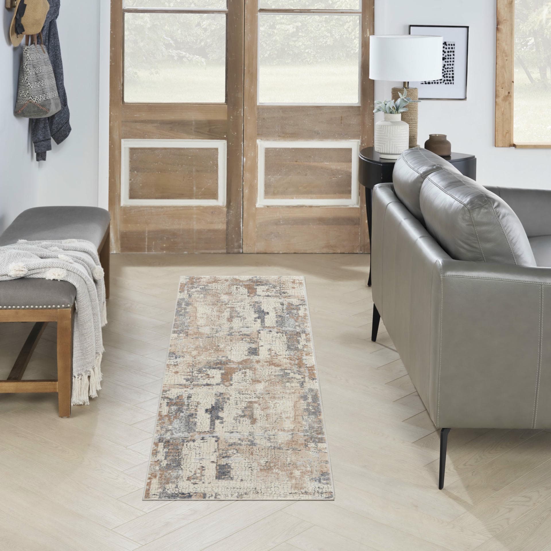 RUSTIC TEXTURES - RUS06 - BGEGY rug, photo 11