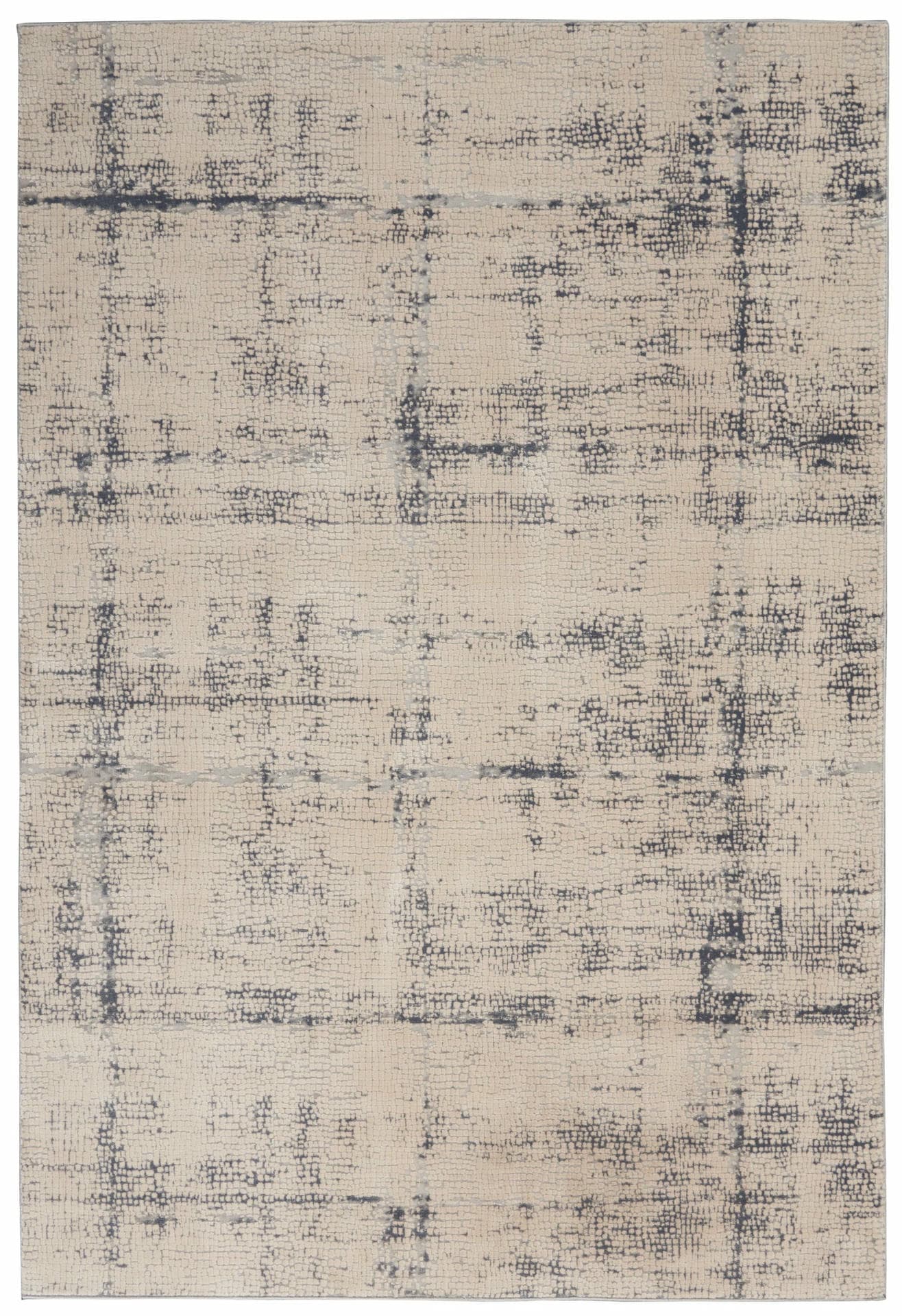 RUSTIC TEXTURES - RUS06 - IVORY BLUE rug