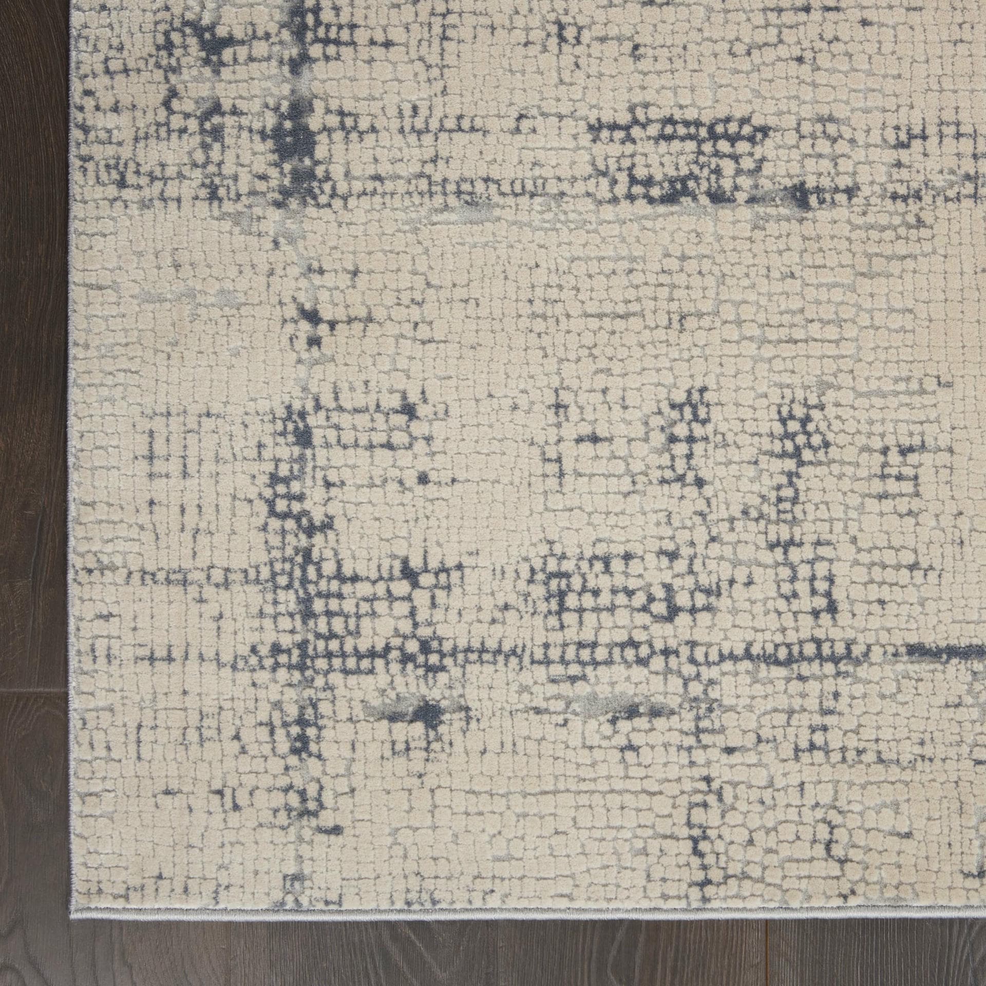 RUSTIC TEXTURES - RUS06 - IVORY BLUE rug, photo 2
