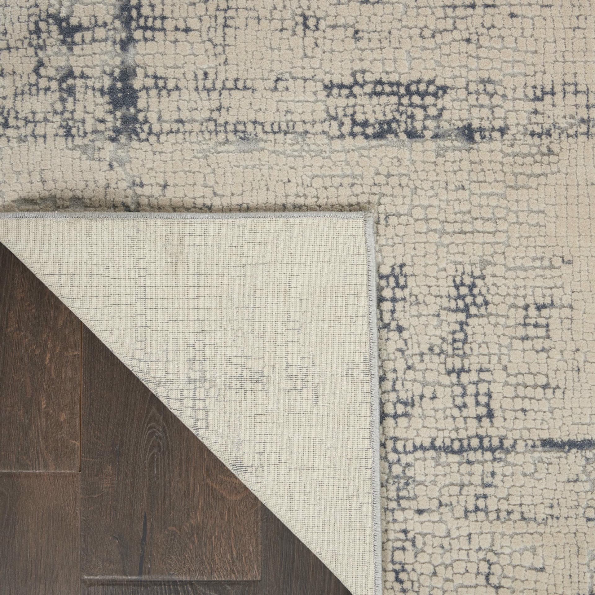 RUSTIC TEXTURES - RUS06 - IVORY BLUE rug, photo 3
