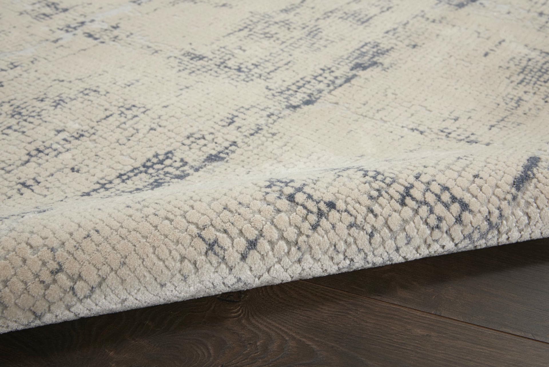 RUSTIC TEXTURES - RUS06 - IVORY BLUE rug, photo 4