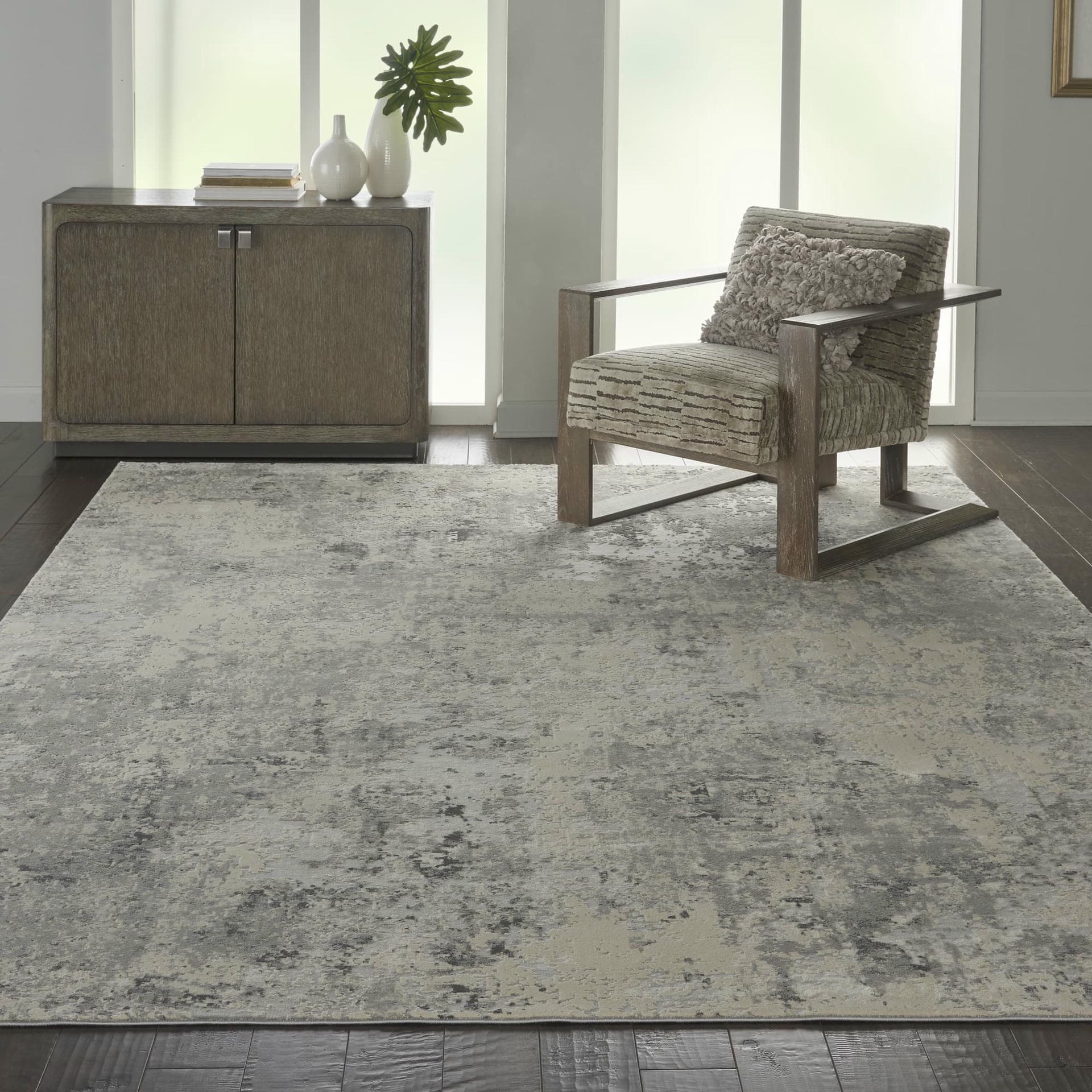 RUSTIC TEXTURES - RUS07 - GREY/BEIGE rug, photo 6