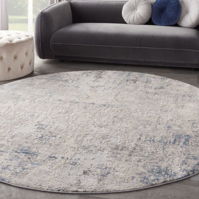 RUSTIC TEXTURES - RUS07 - IVORY GREY BLUE rug, photo 11
