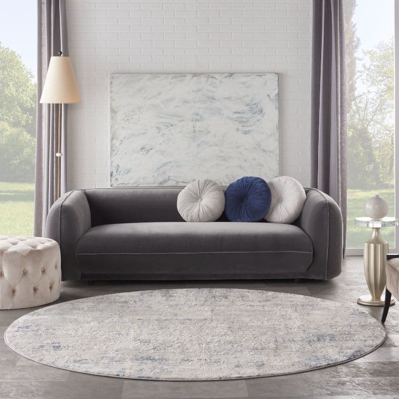 RUSTIC TEXTURES - RUS07 - IVORY GREY BLUE rug, photo 13
