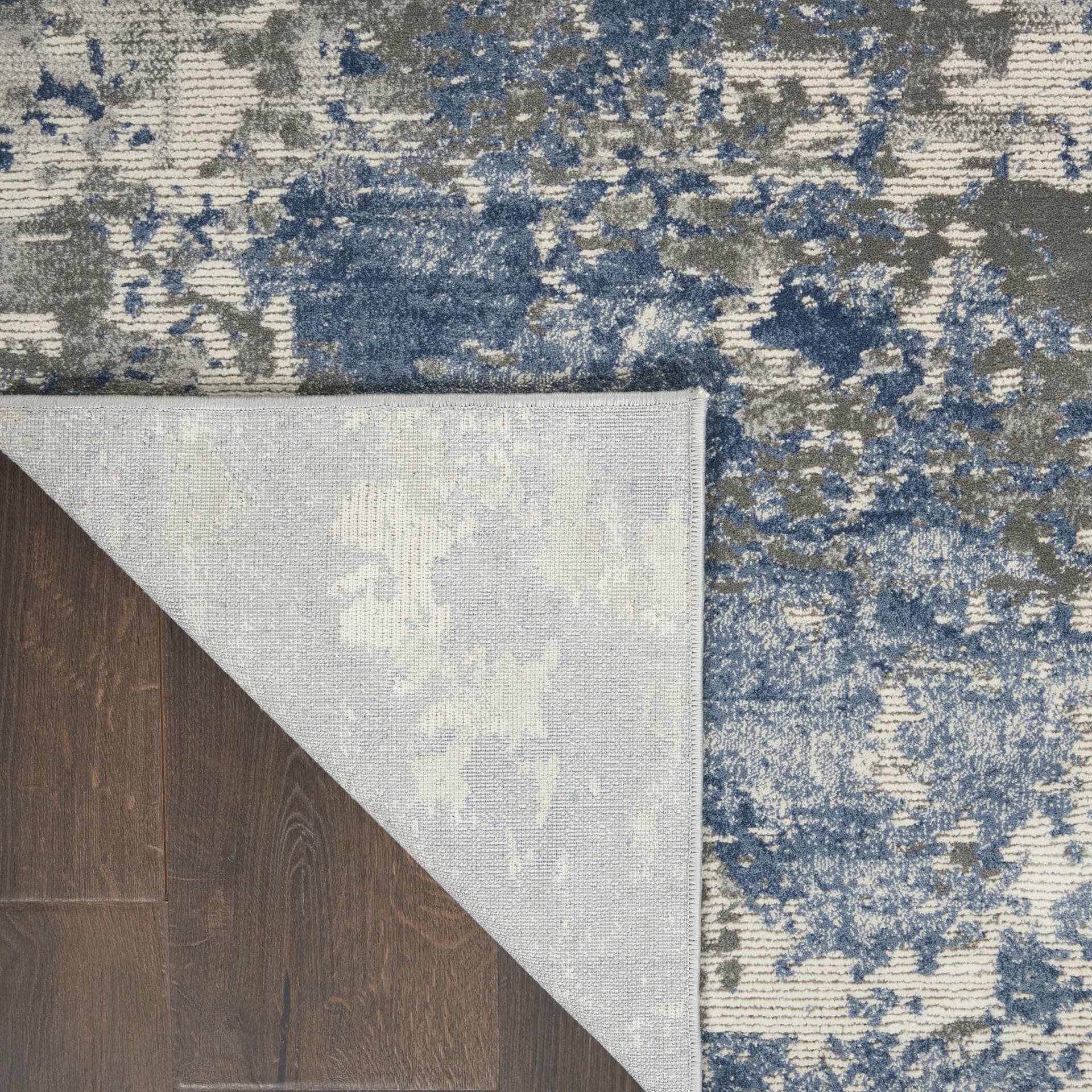 RUSTIC TEXTURES - RUS08 - GREY/BLUE rug, photo 3