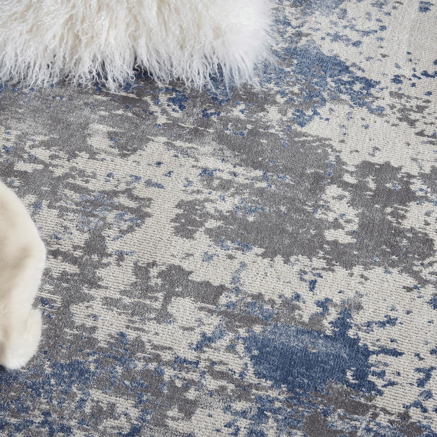 RUSTIC TEXTURES - RUS08 - GREY/BLUE rug, photo 8