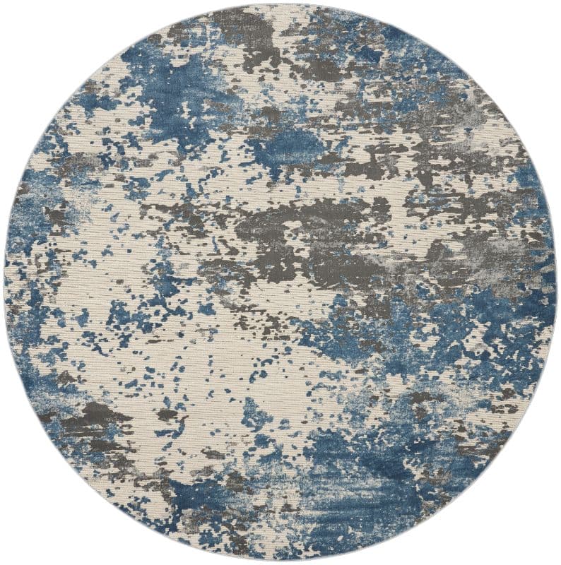 RUSTIC TEXTURES - RUS08 - GREY/BLUE rug, photo 9