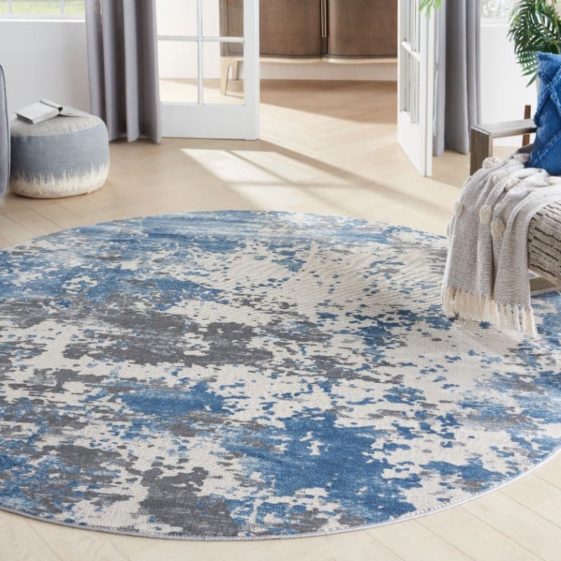 RUSTIC TEXTURES - RUS08 - GREY/BLUE rug, photo 11