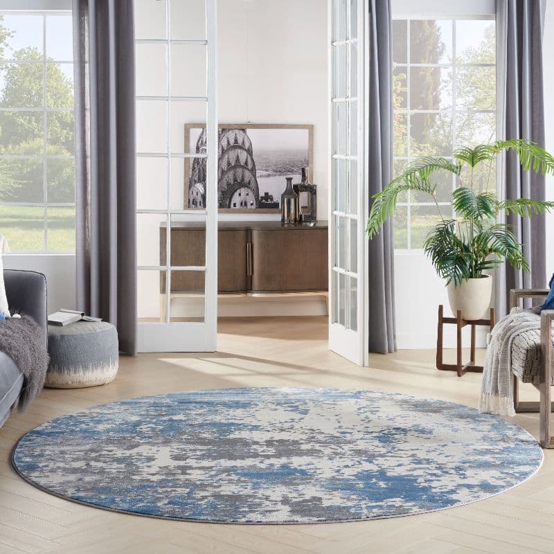 RUSTIC TEXTURES - RUS08 - GREY/BLUE rug, photo 13