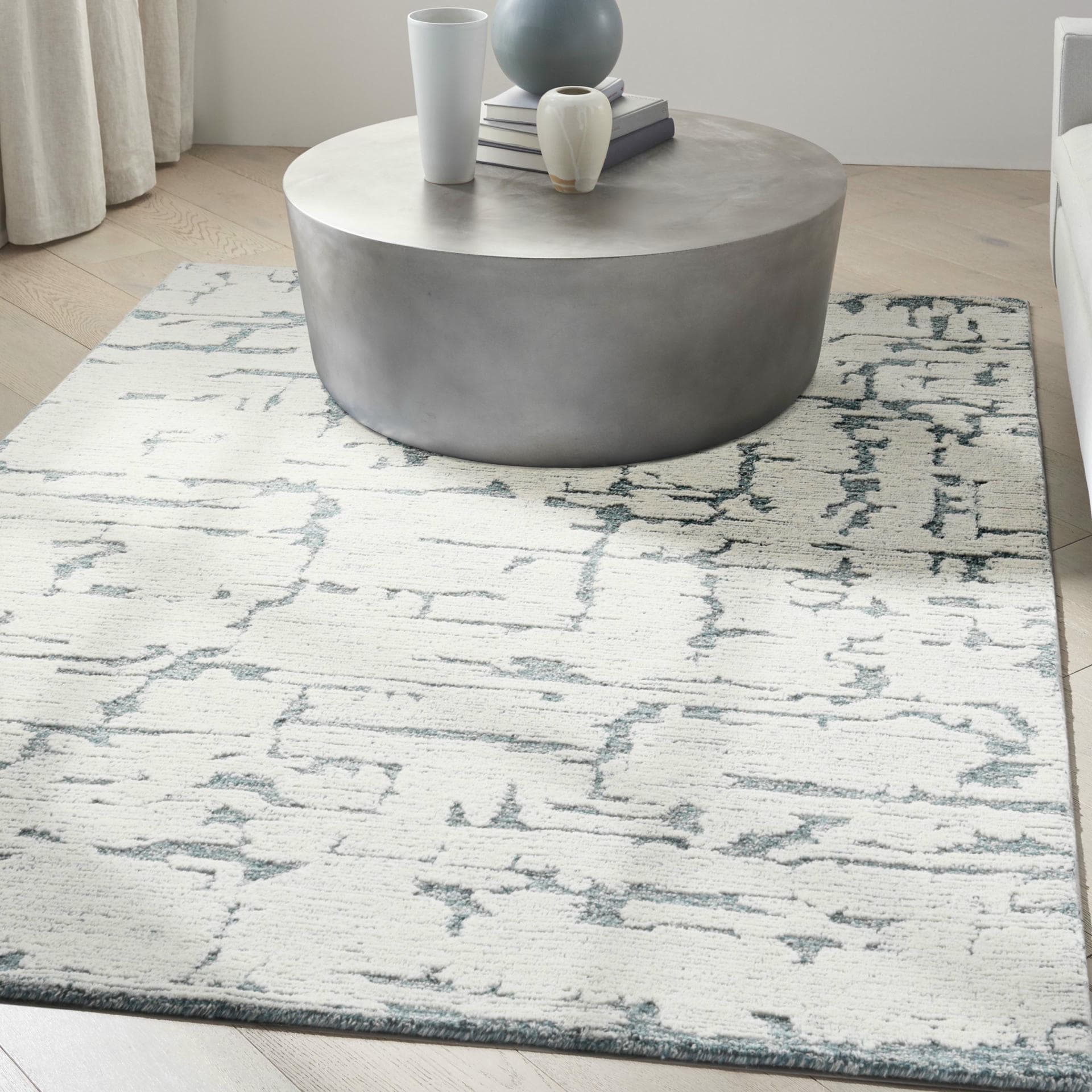 CK009 SCULPTURAL - SCL01 - Teal rug, photo 5