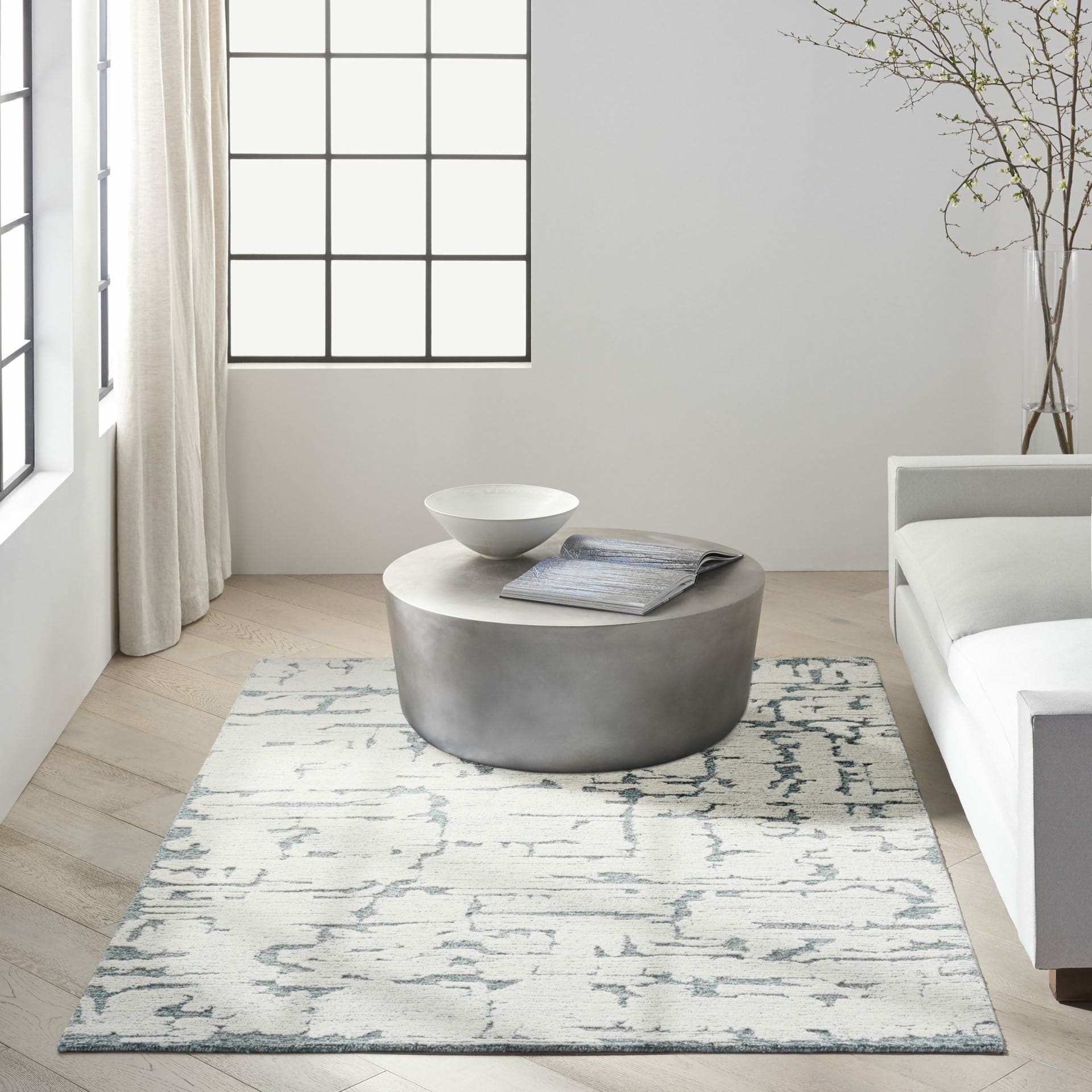 CK009 SCULPTURAL - SCL01 - Teal rug, photo 6