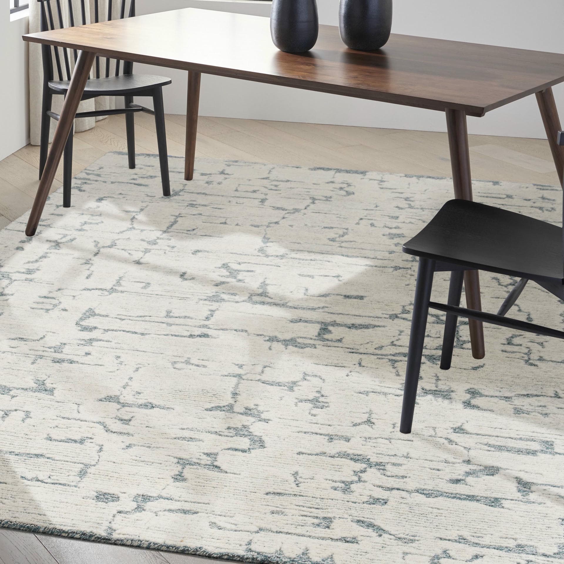 CK009 SCULPTURAL - SCL01 - Teal rug, photo 7