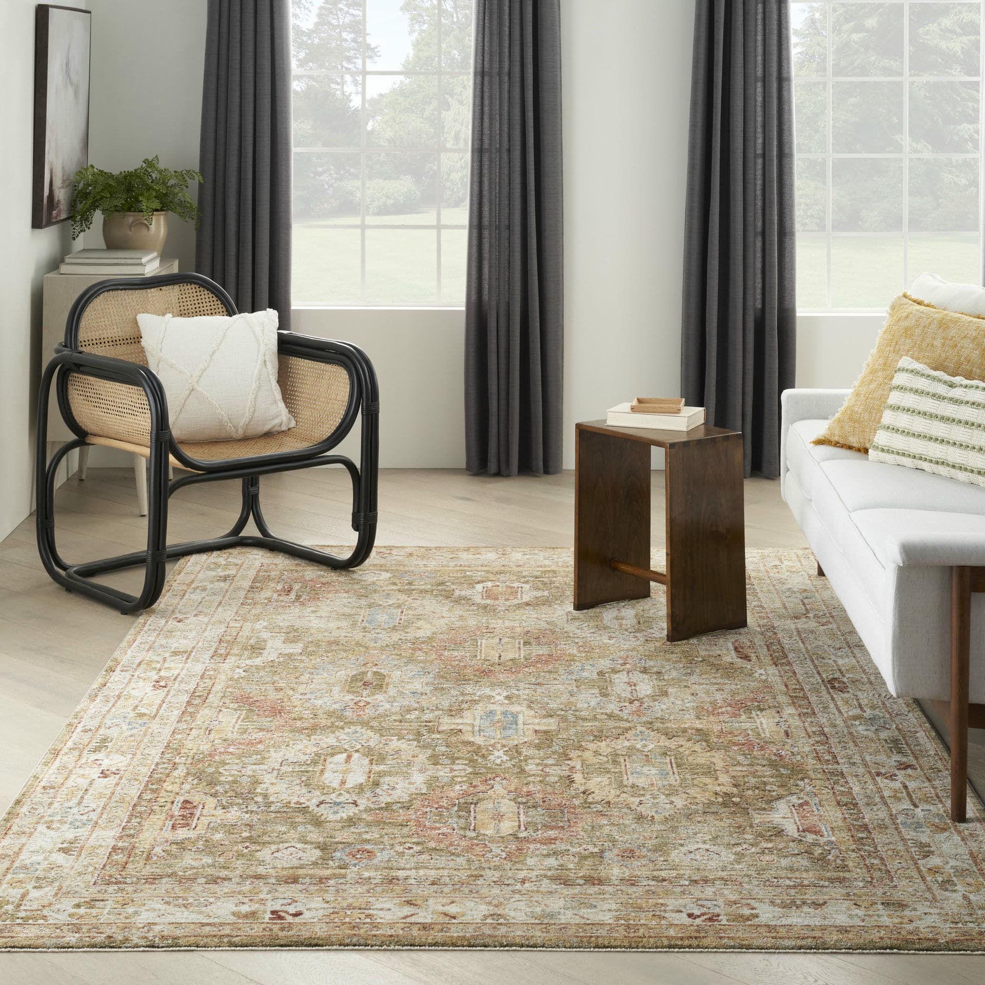 SAHAR - SHR01 - Green rug, photo 6