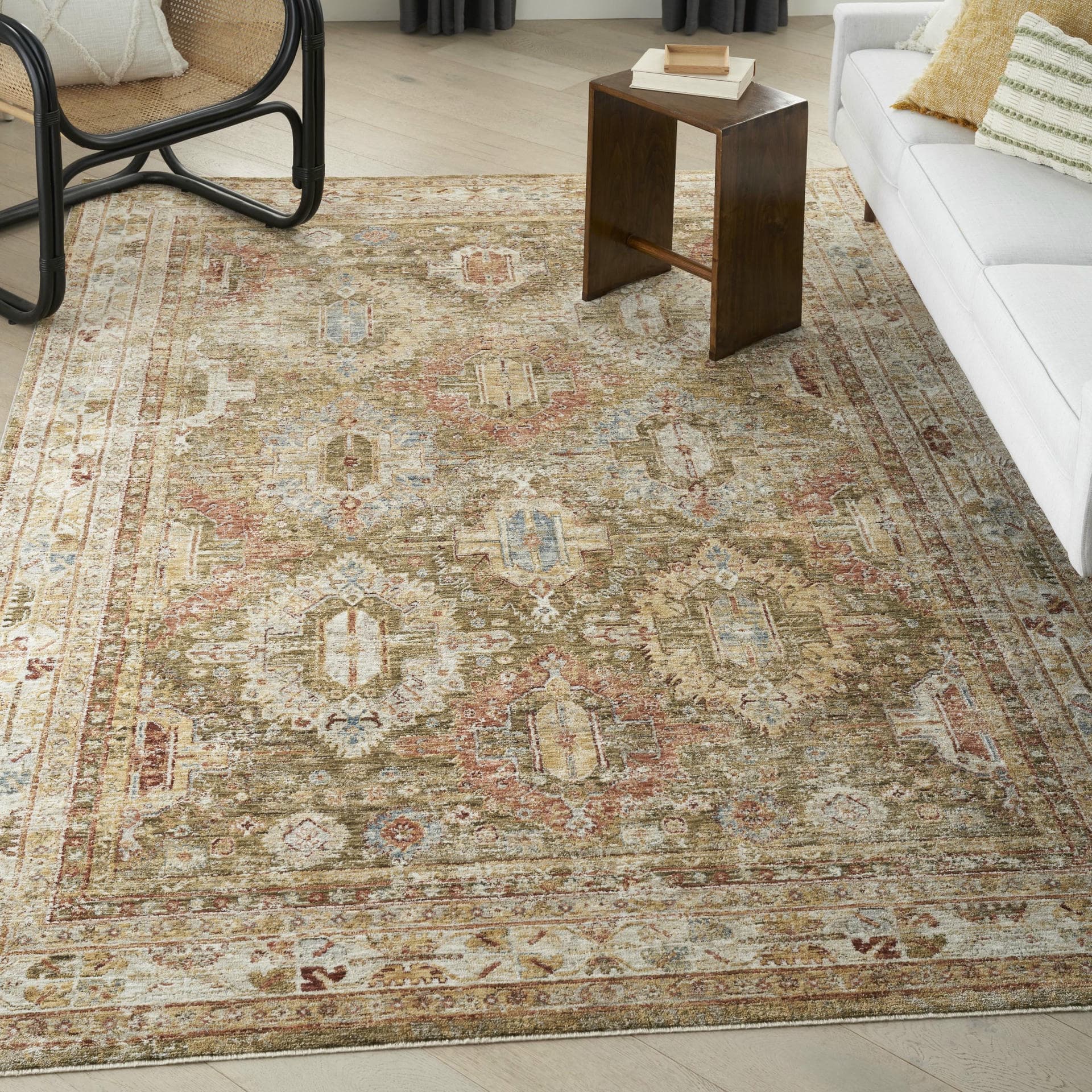 SAHAR - SHR01 - Green rug, photo 7