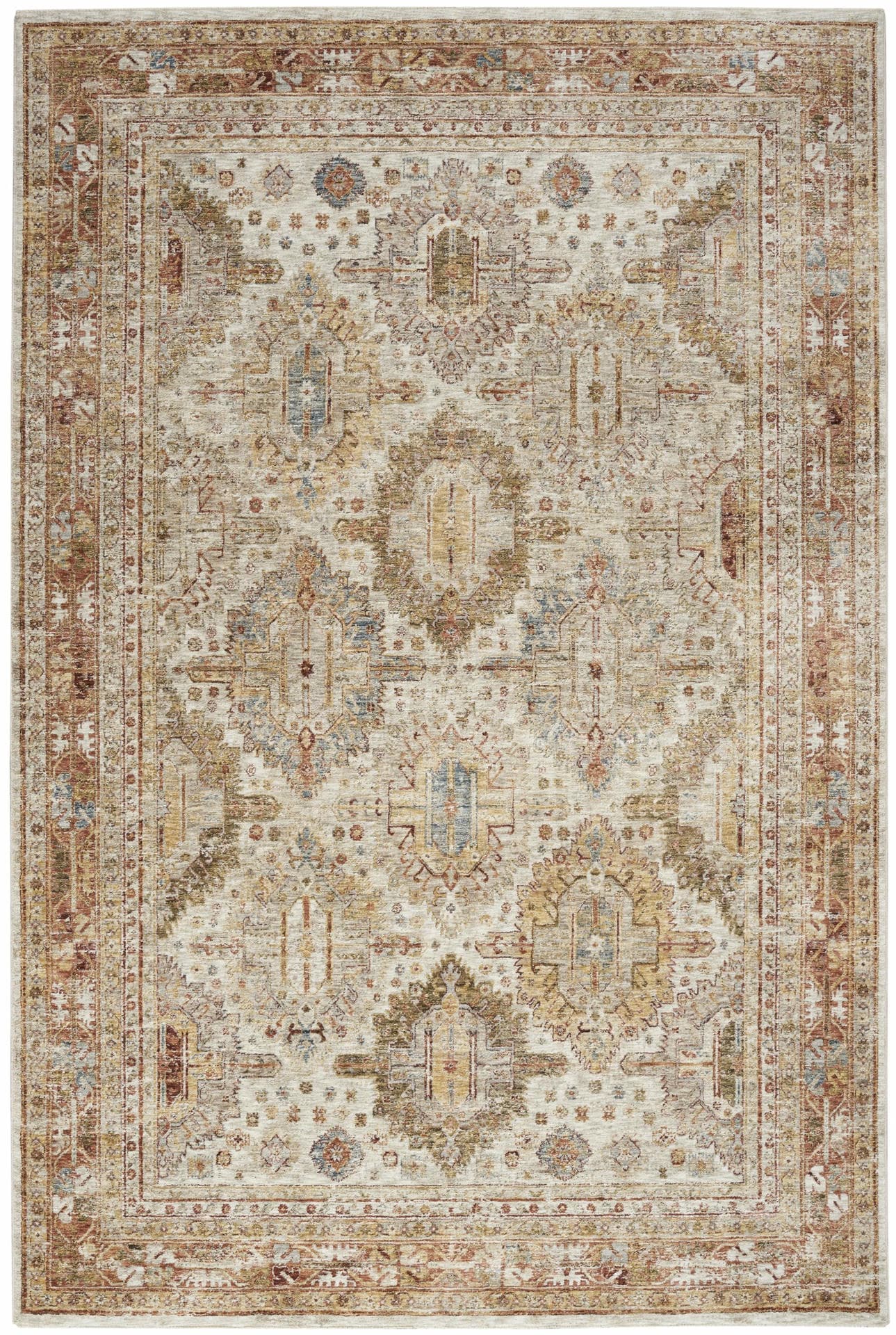SAHAR - SHR01 - Ivory Multicolour rug