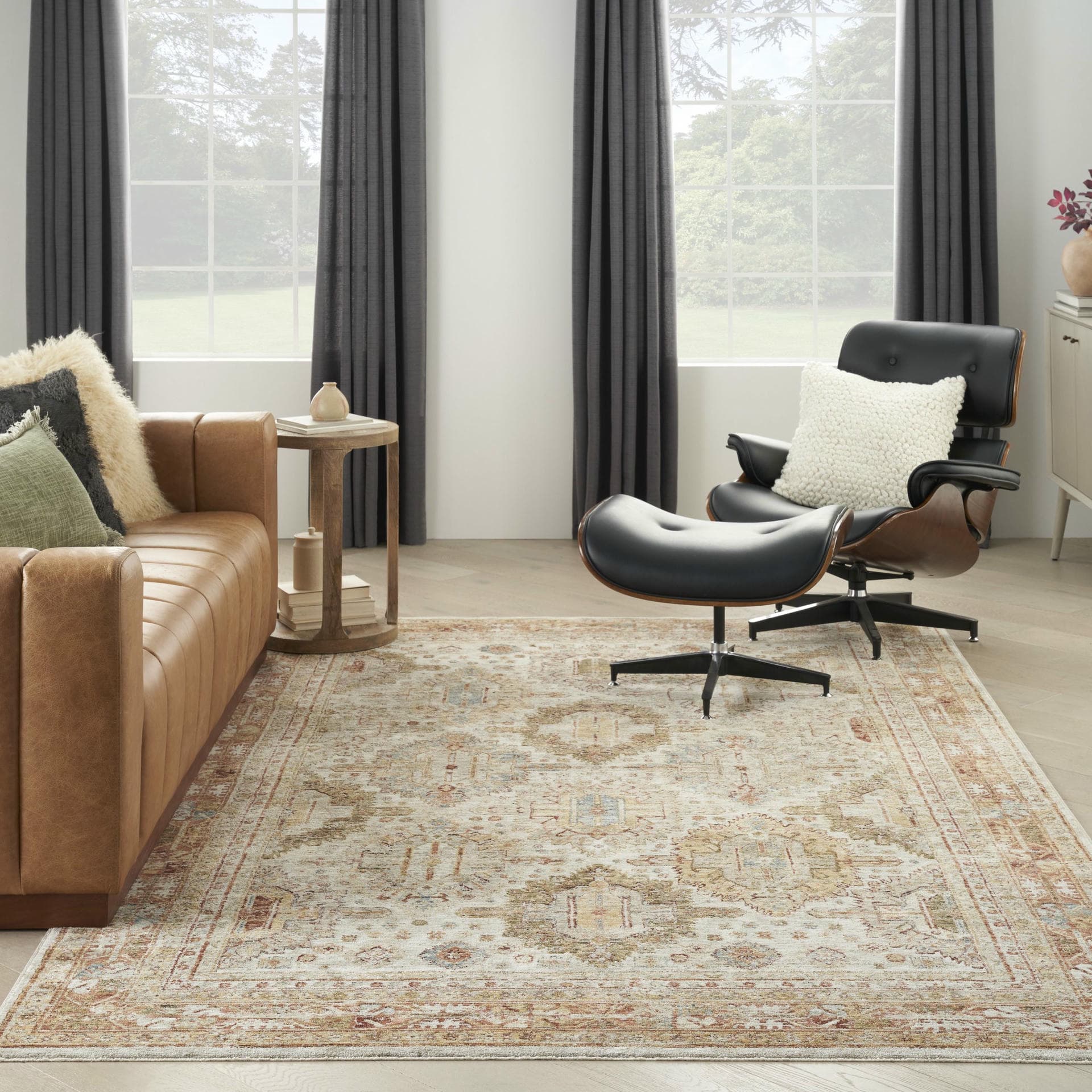 SAHAR - SHR01 - Ivory Multicolour rug, photo 6