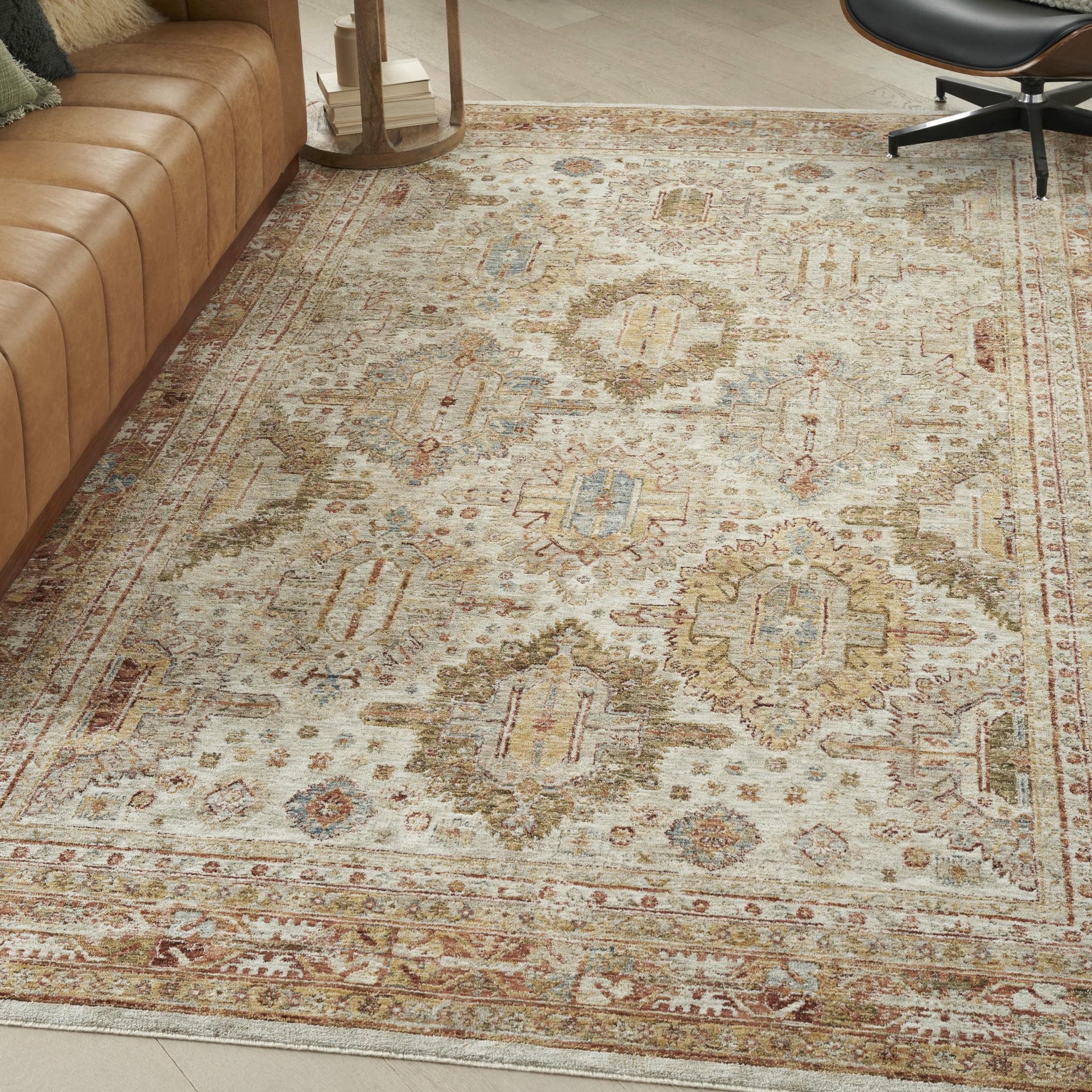 SAHAR - SHR01 - Ivory Multicolour rug, photo 7
