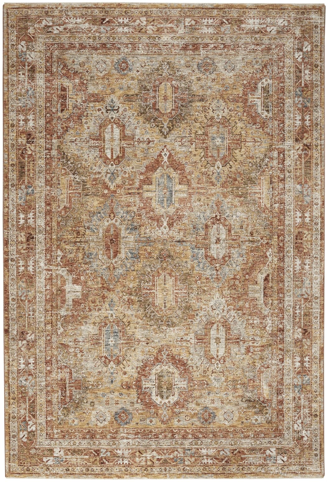 SAHAR - SHR01 - Rust rug