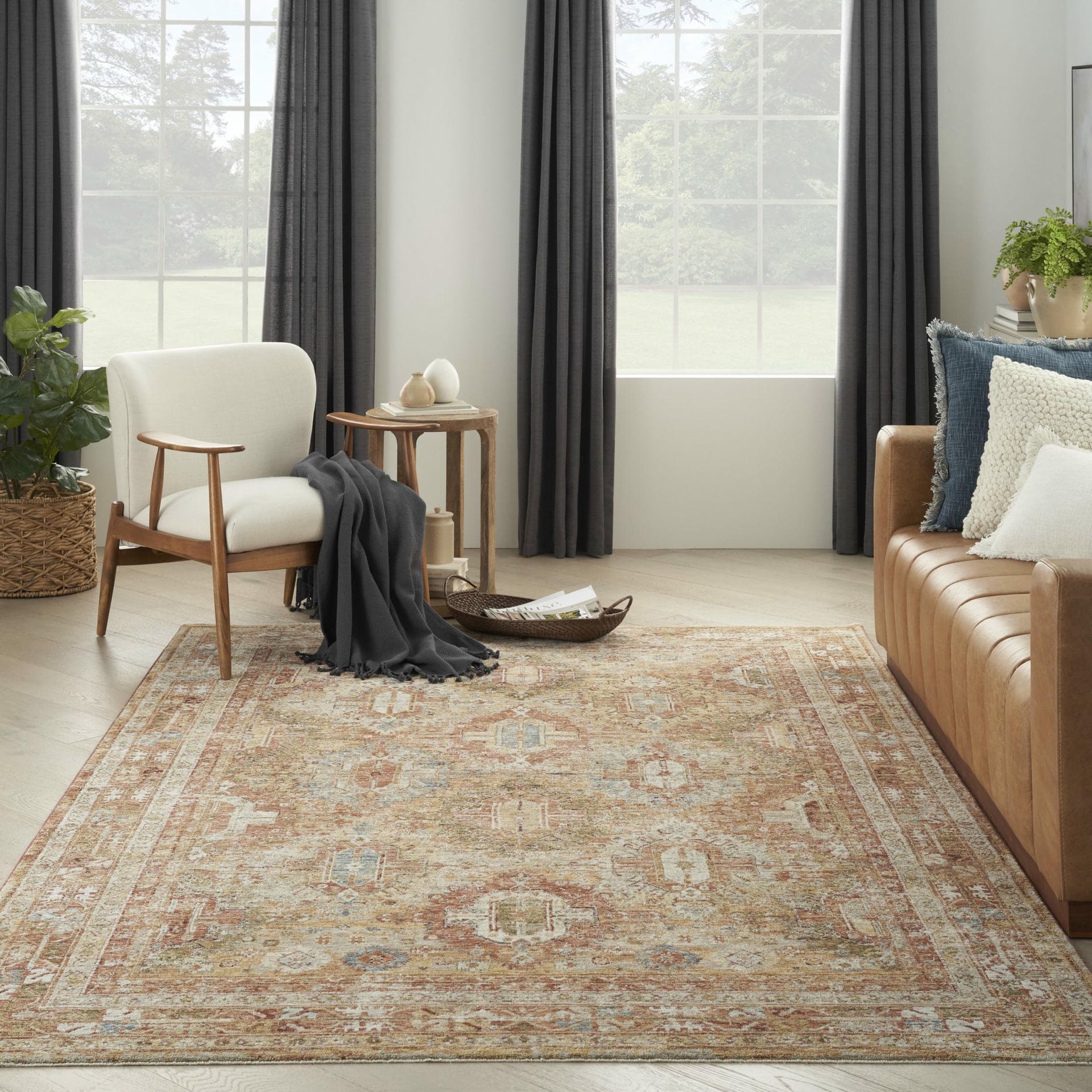 SAHAR - SHR01 - Rust rug, photo 6