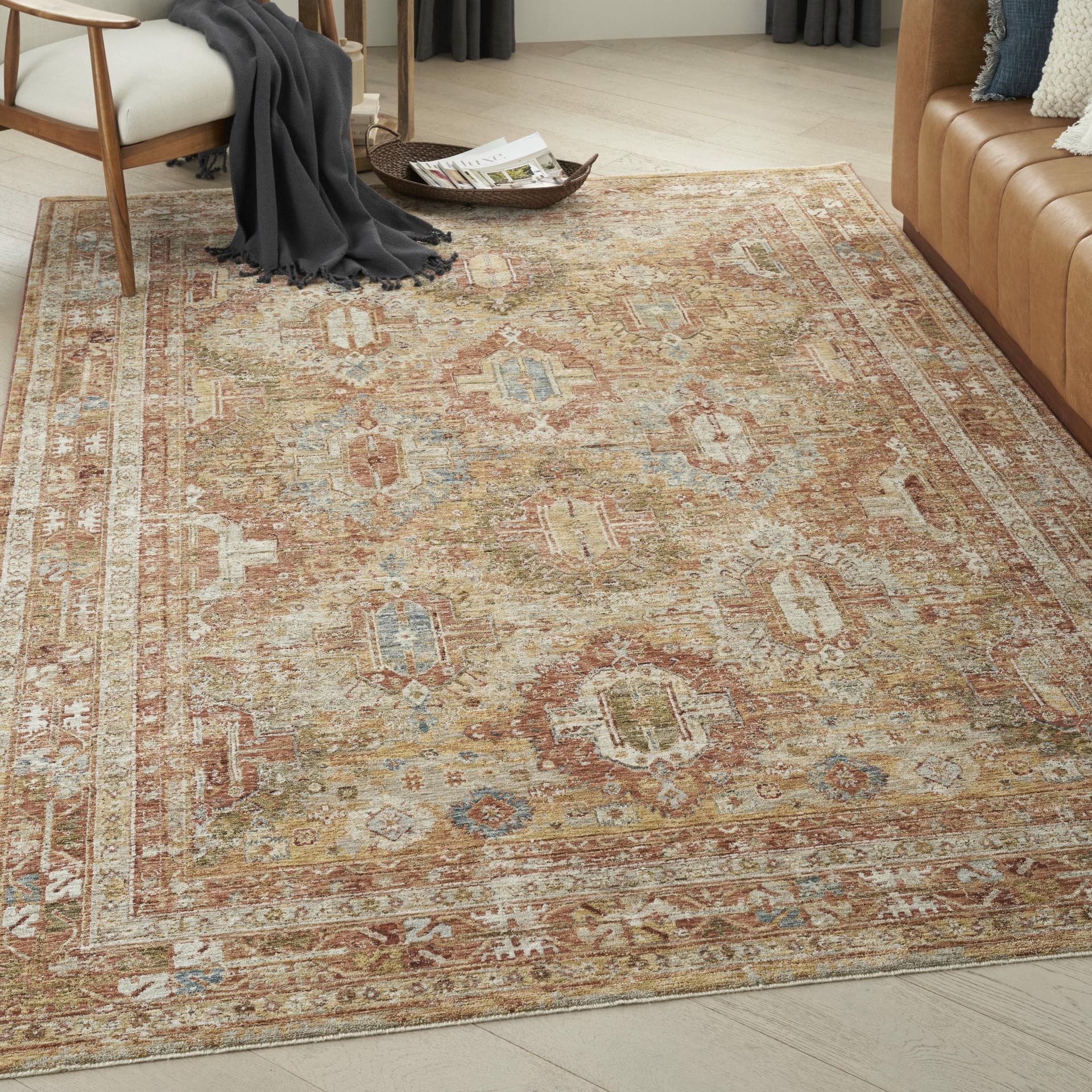 SAHAR - SHR01 - Rust rug, photo 7