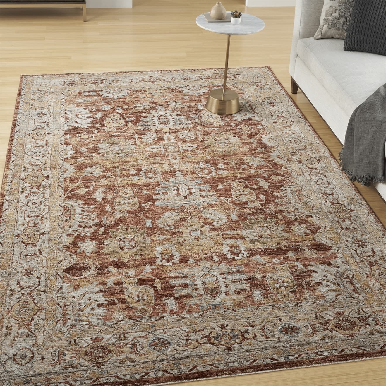 SAHAR - SHR02 - Rust rug, photo 6