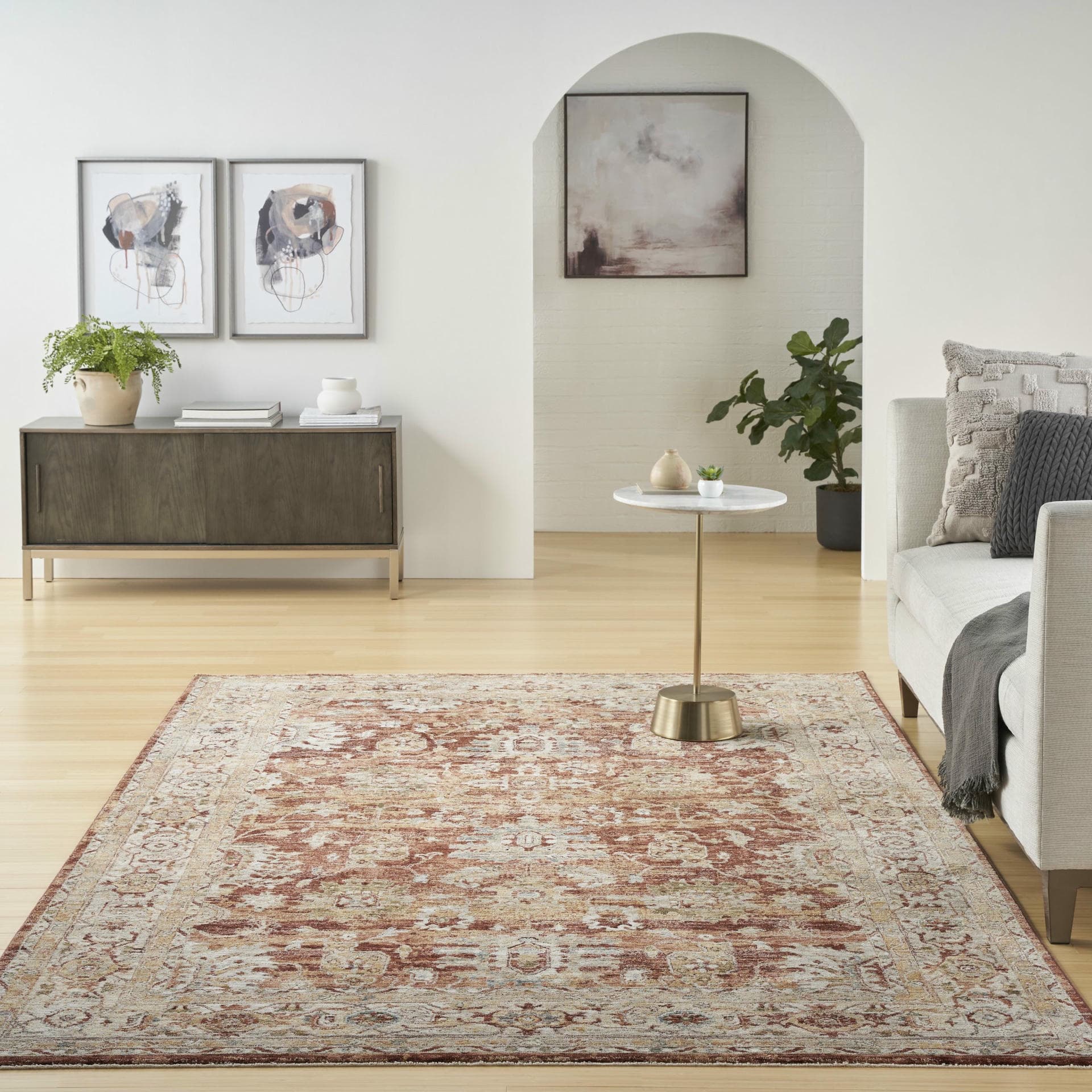 SAHAR - SHR02 - Rust rug, photo 7