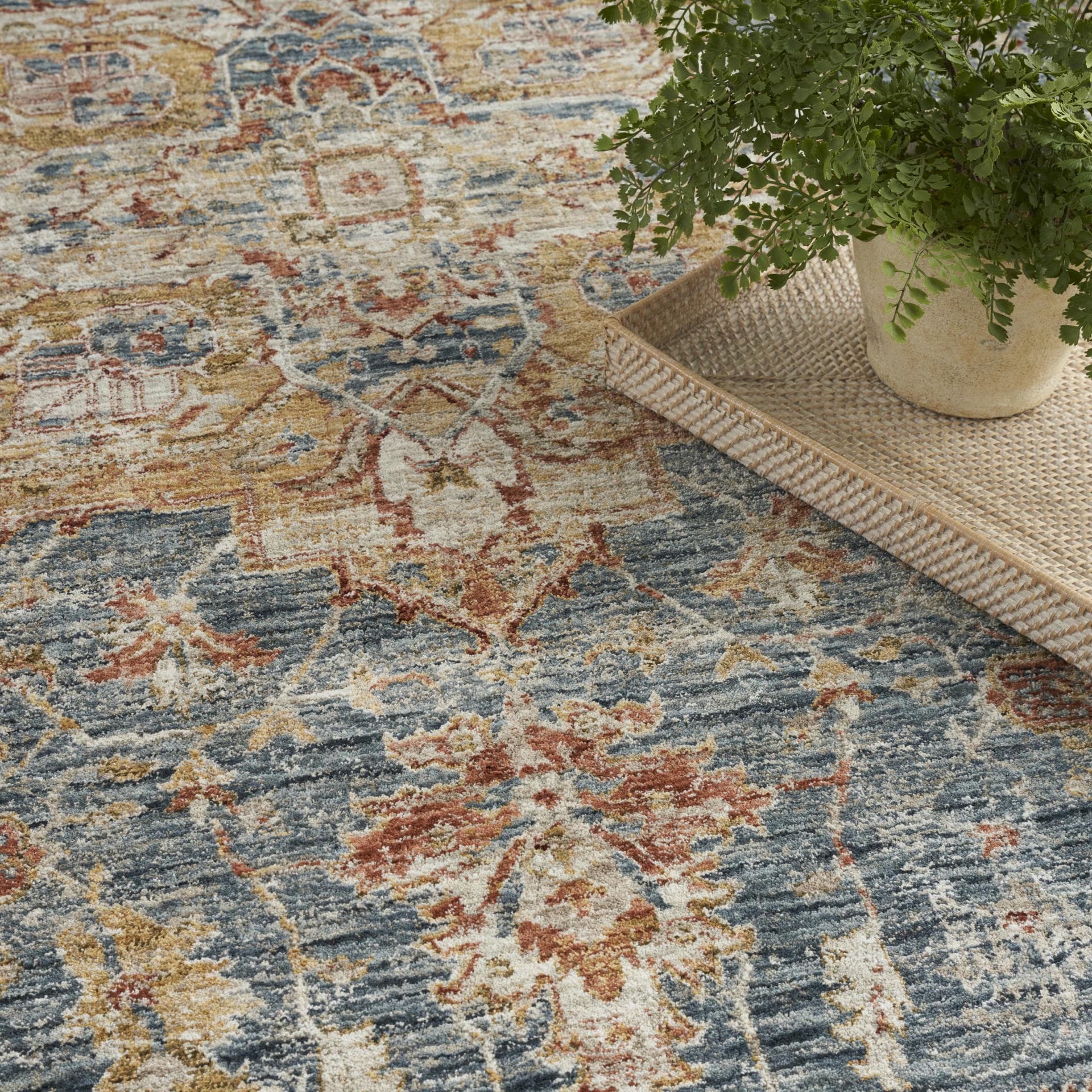 SAHAR - SHR06 - Ivory Blue rug, photo 8