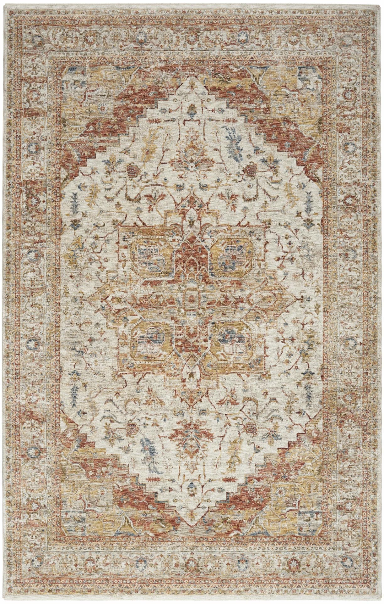SAHAR - SHR06 - Ivory Rust rug