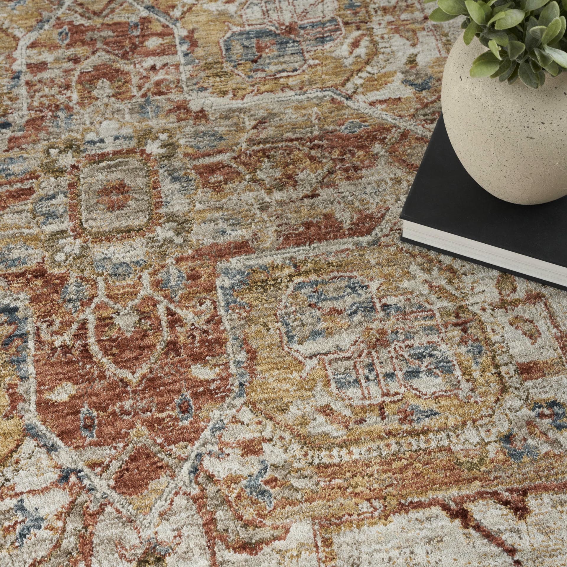 SAHAR - SHR06 - Ivory Rust rug, photo 8